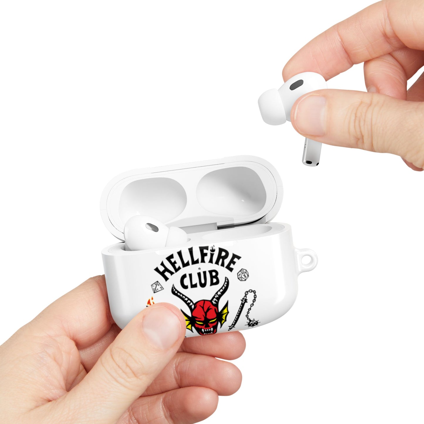 AirPods Hülle – „Hellfire Club“ Stranger Things Design