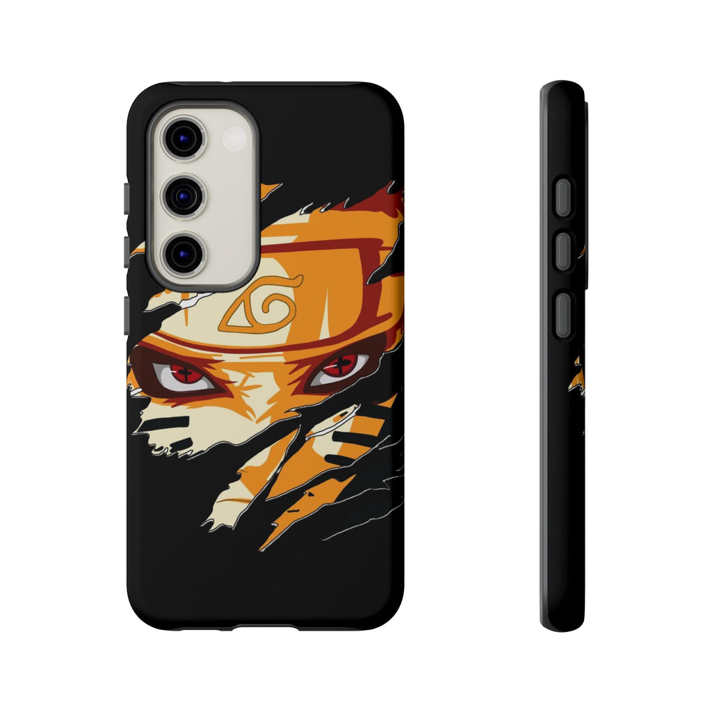Anime Ninja Phone Case — Intense Shredded Mask Design (Tough Cases)