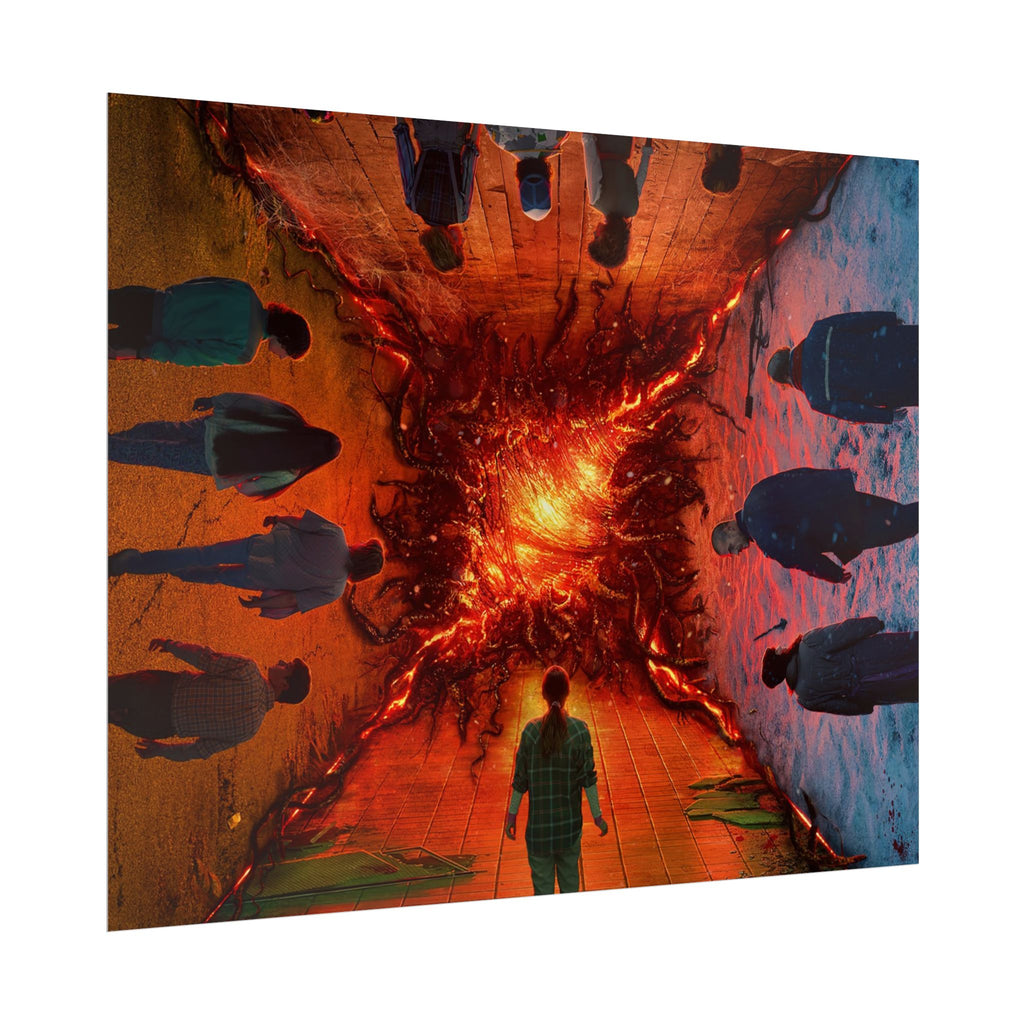 Stranger Things Upside-Down Portal Art Print