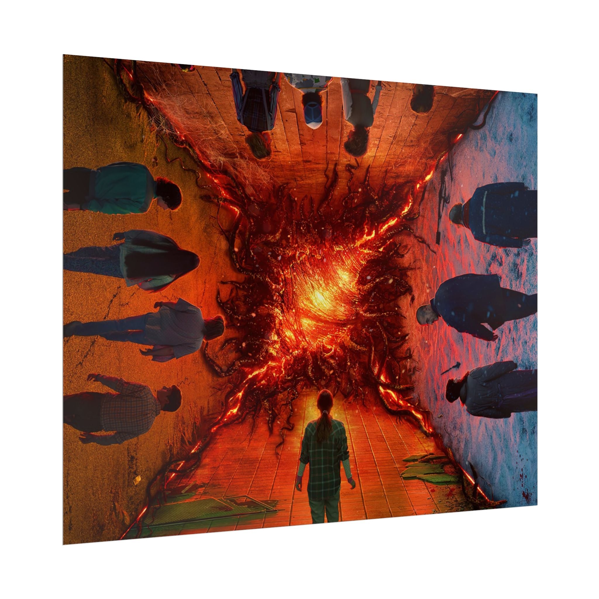 Stranger Things Upside-Down Portal Art Print