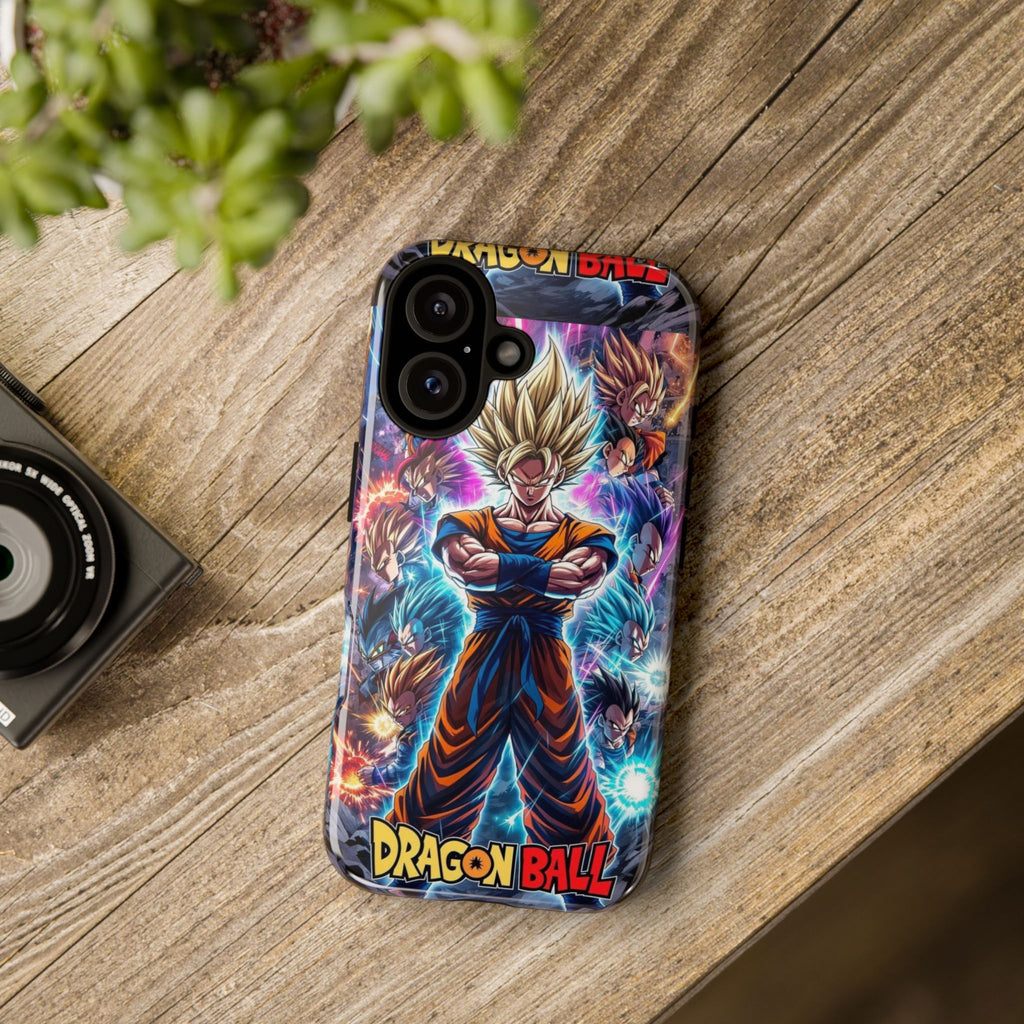 Dragon Ball Super Saiyan Phone Case — Goku Anime Tough Case