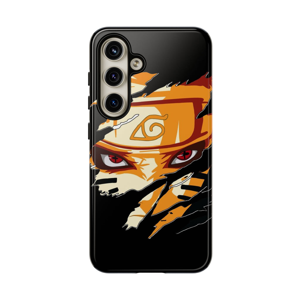 Anime Ninja Phone Case — Intense Shredded Mask Design (Tough Cases)