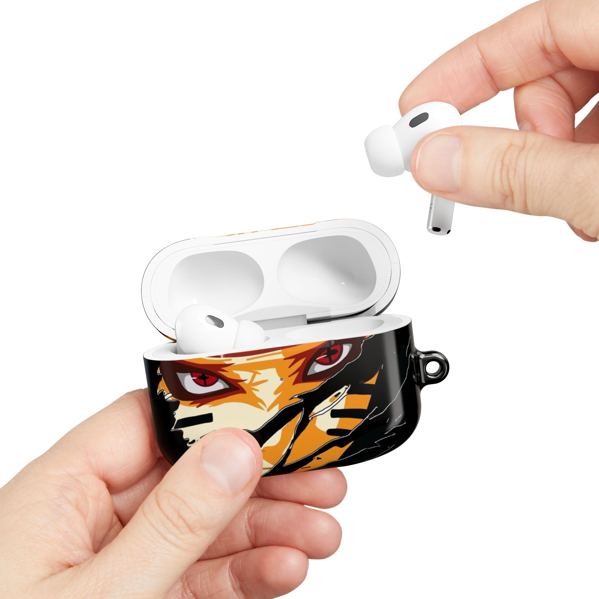 Naruto Nine-Tails Eye AirPod Case – Anime Protective Charging Case