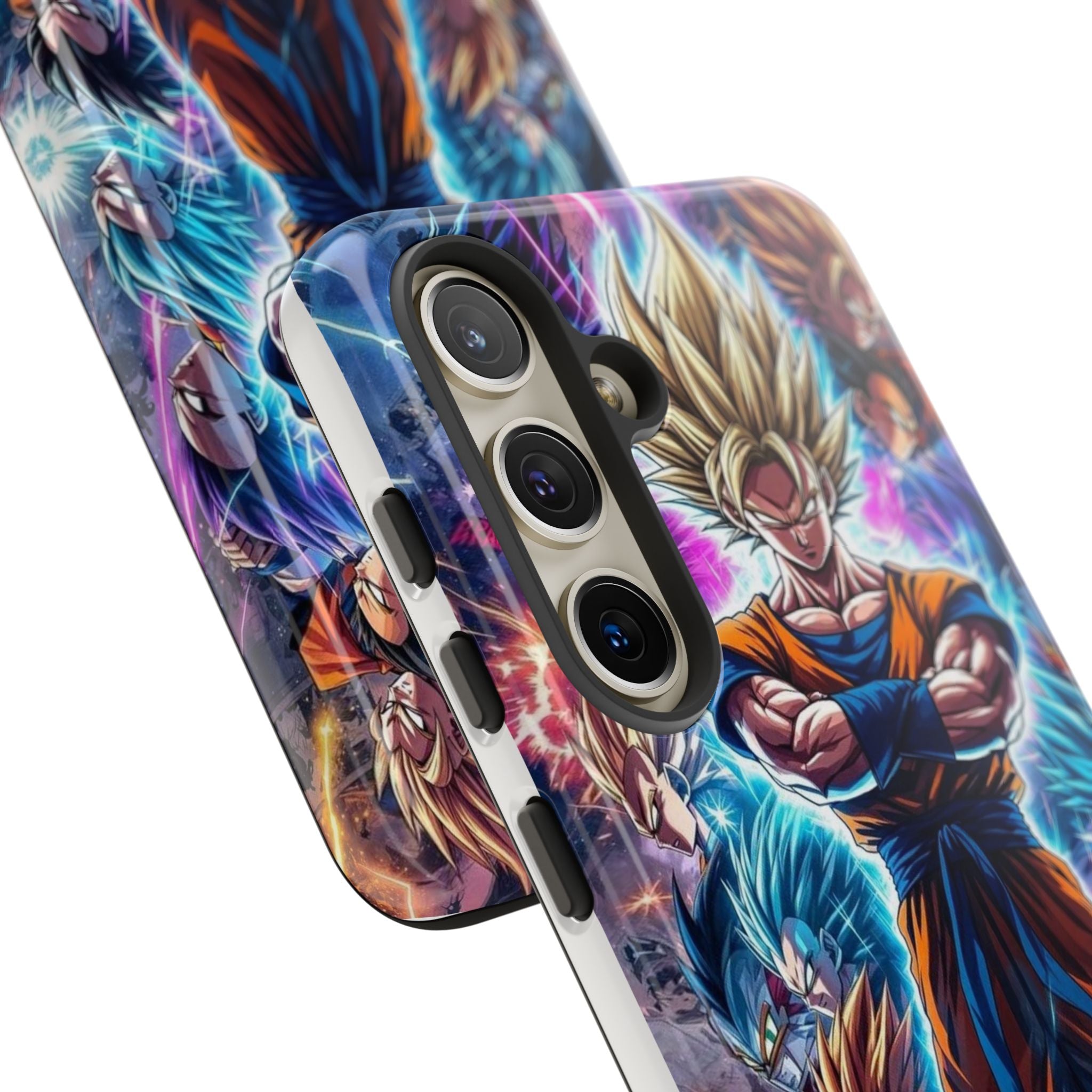 Dragon Ball Super Saiyan Phone Case — Goku Anime Tough Case