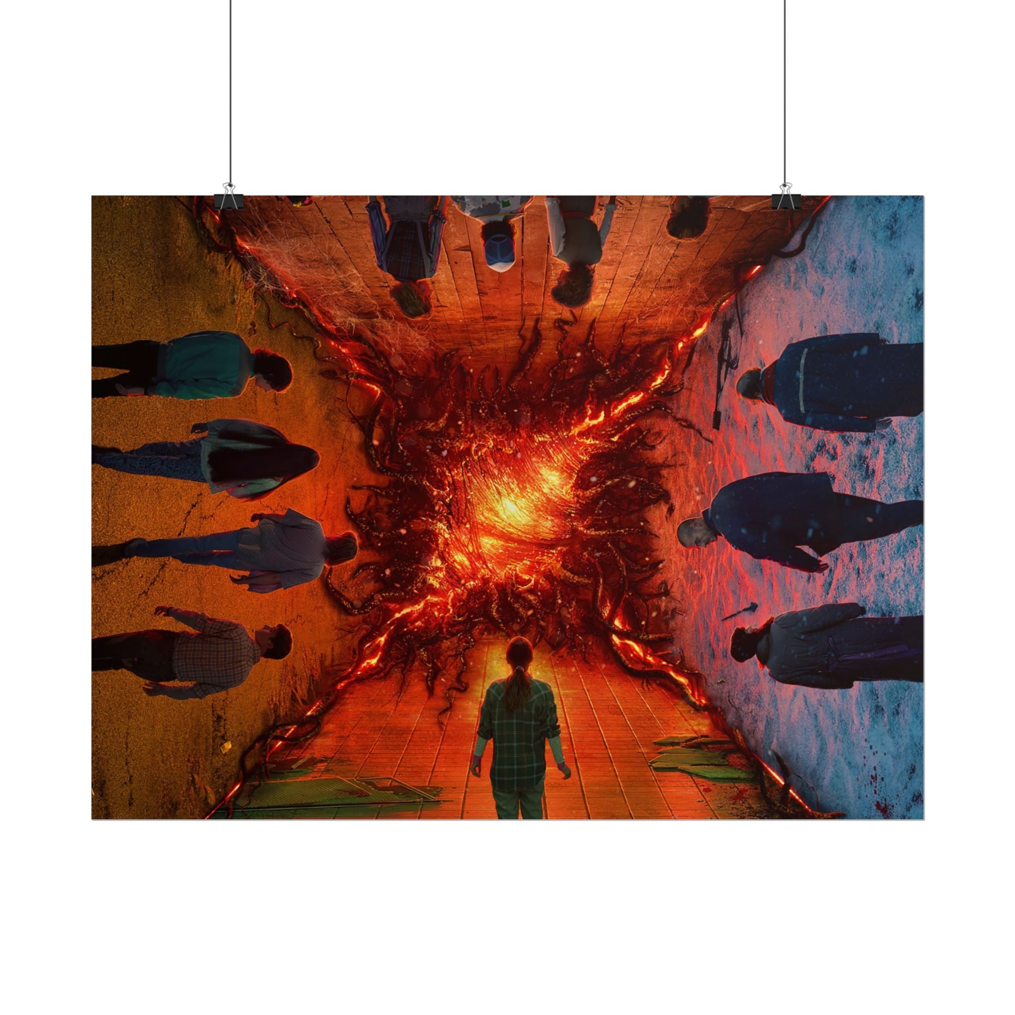 Stranger Things Upside-Down Portal Art Print