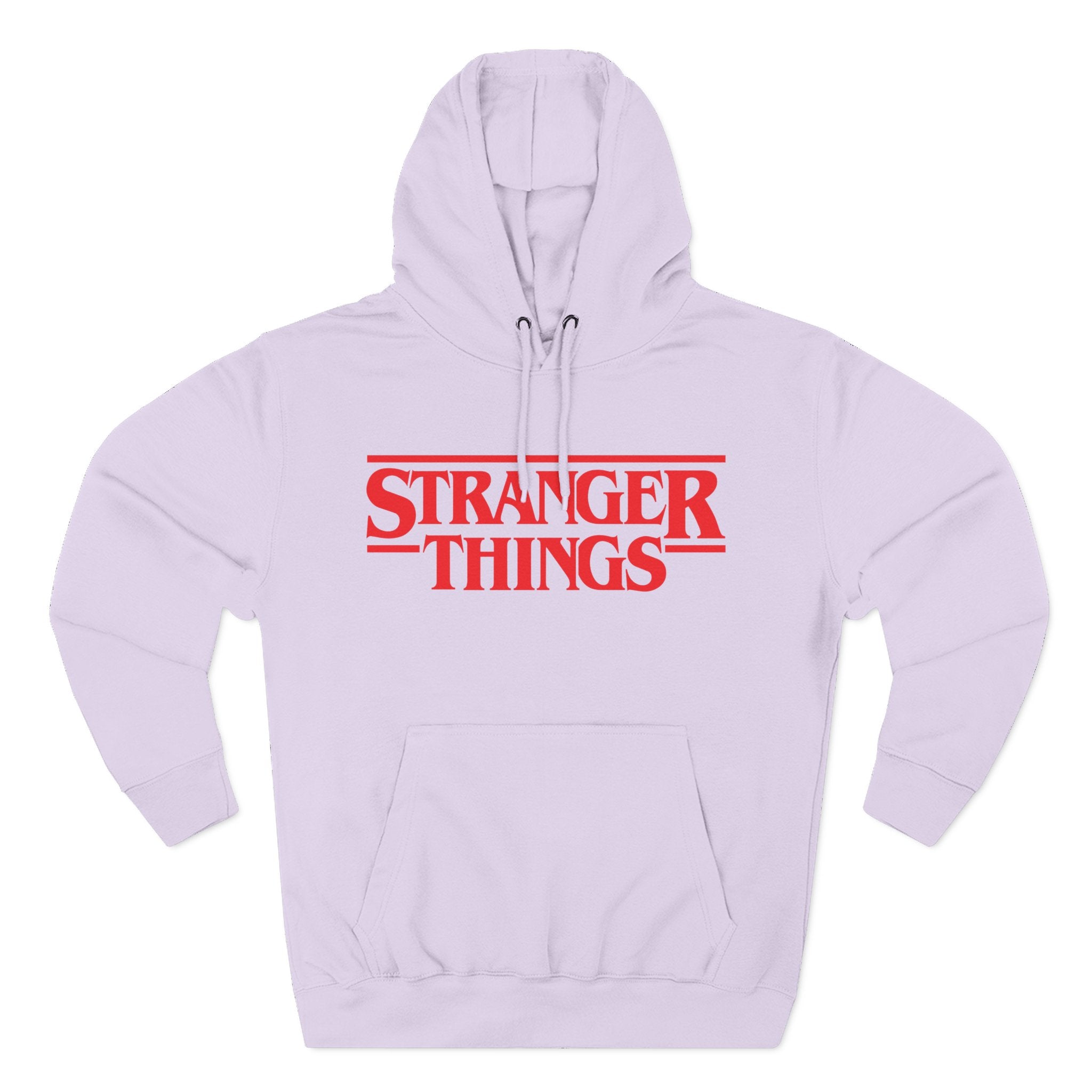Stranger Things Fleece Hoodie – Retro Outline Logo Pullover