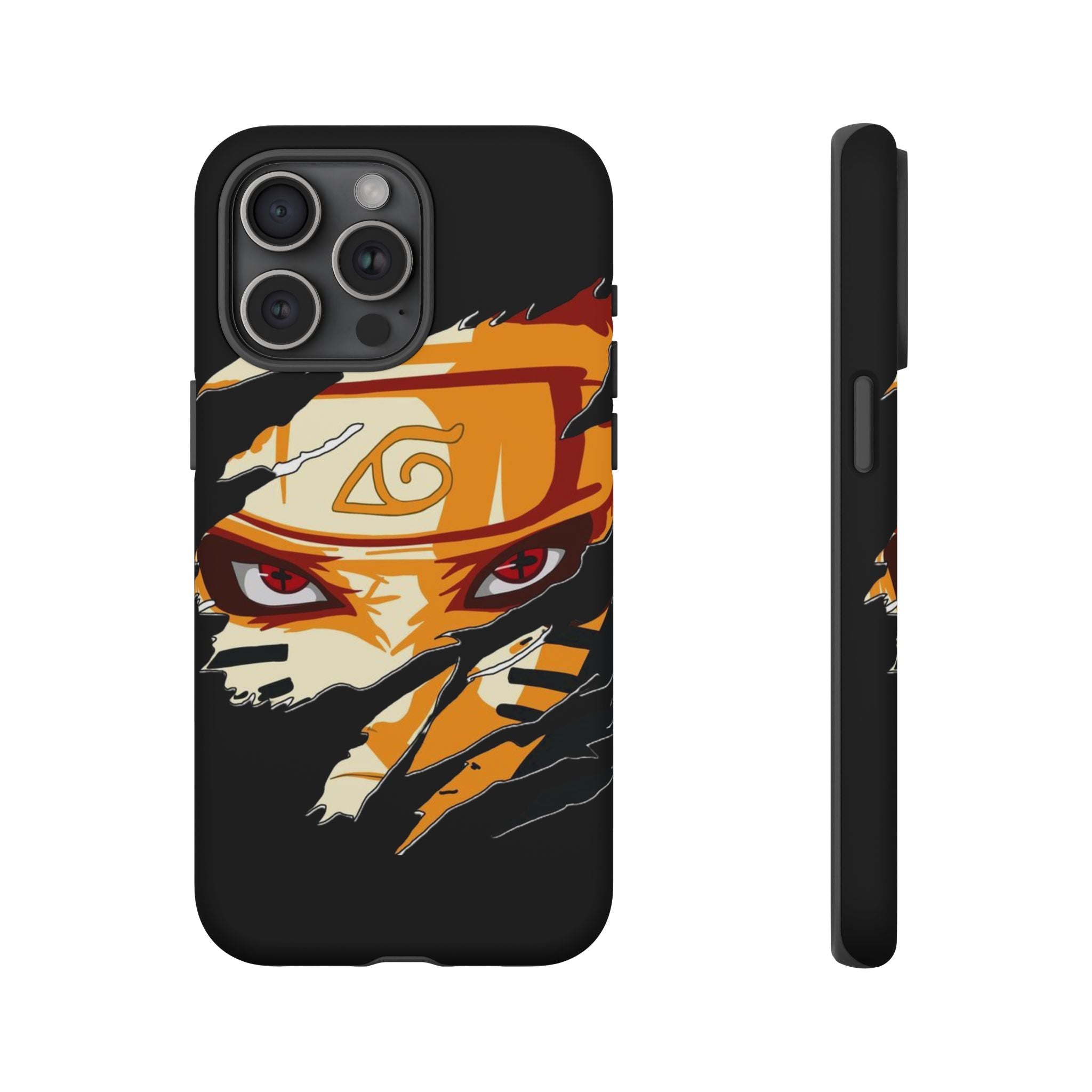 Anime Ninja Phone Case — Intense Shredded Mask Design (Tough Cases)