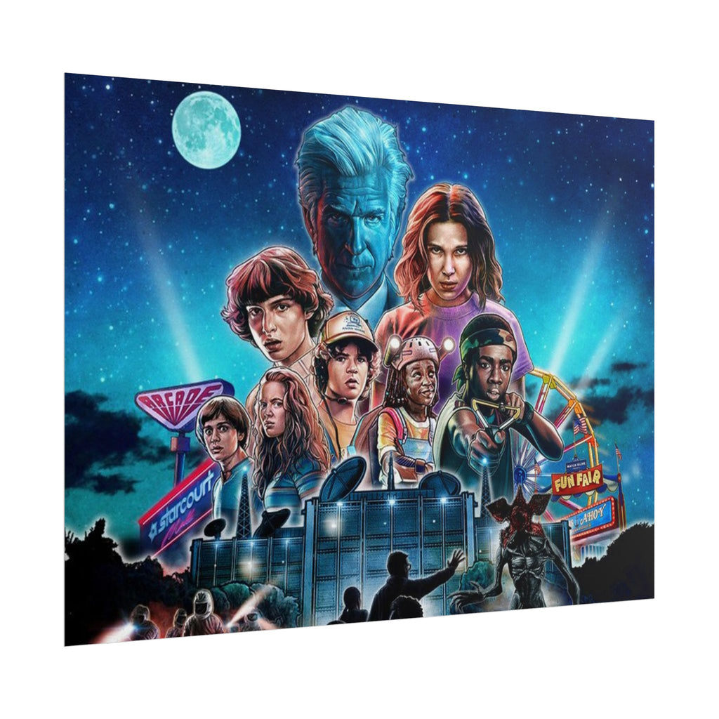 Stranger Things Cast Poster - Stranger Kids