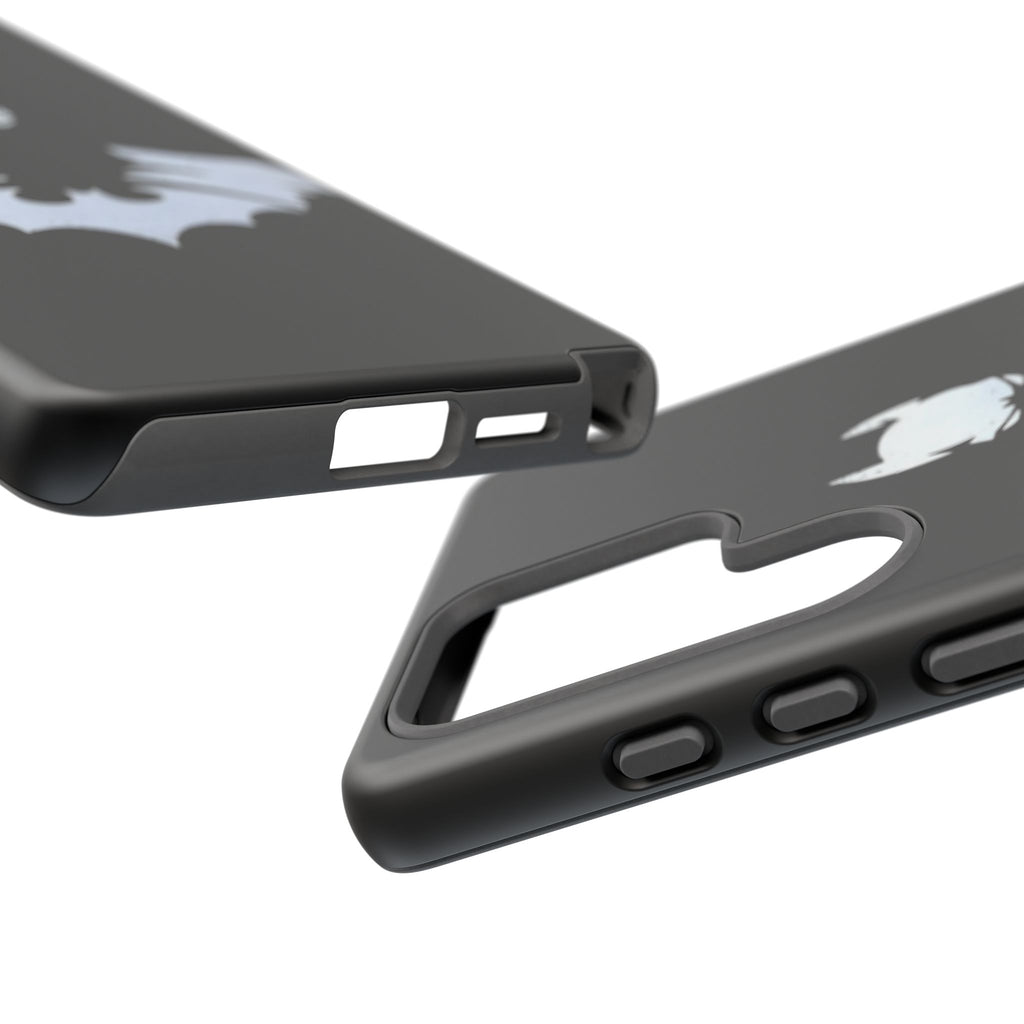 Batman Silhouette Tough Phone Case — Dark Knight Black Protective Cover