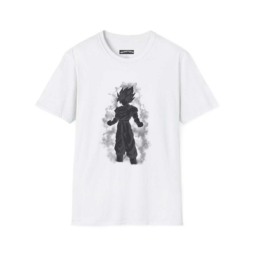 Silhouette Saiyan Power T-Shirt | Anime Aura Dragon Ball Goku
