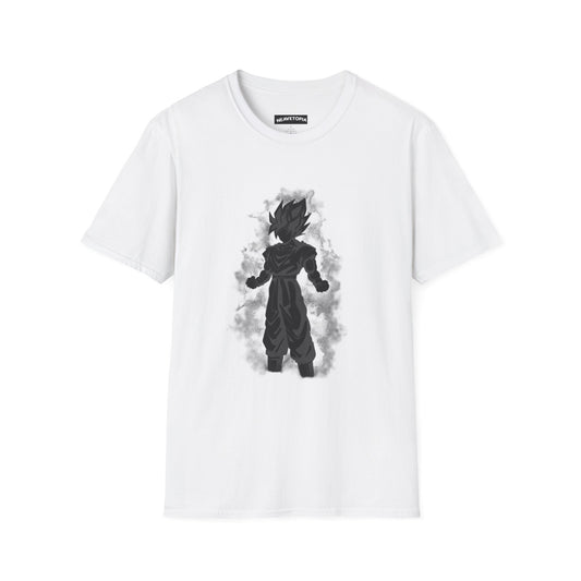 Silhouette Saiyan Power T-Shirt | Anime Aura Dragon Ball Goku