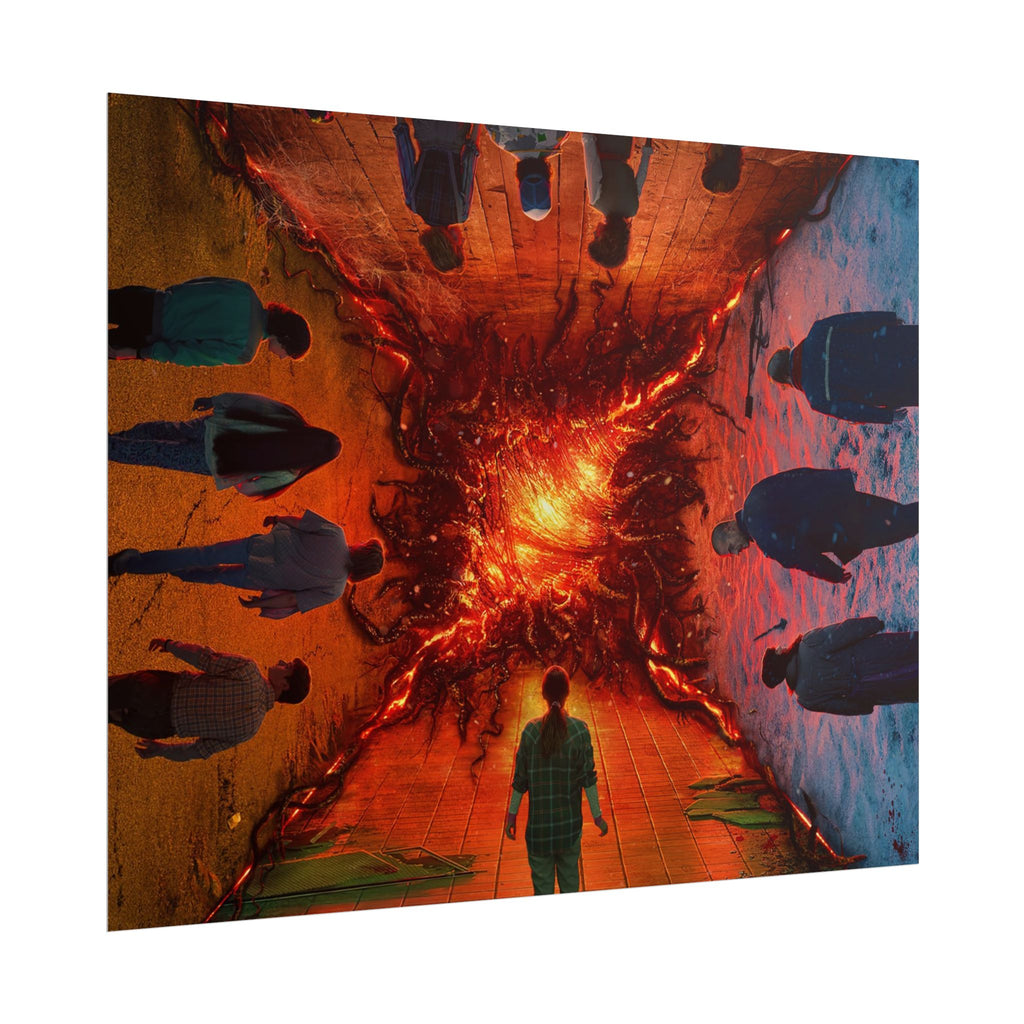 Stranger Things Upside-Down Portal Art Print