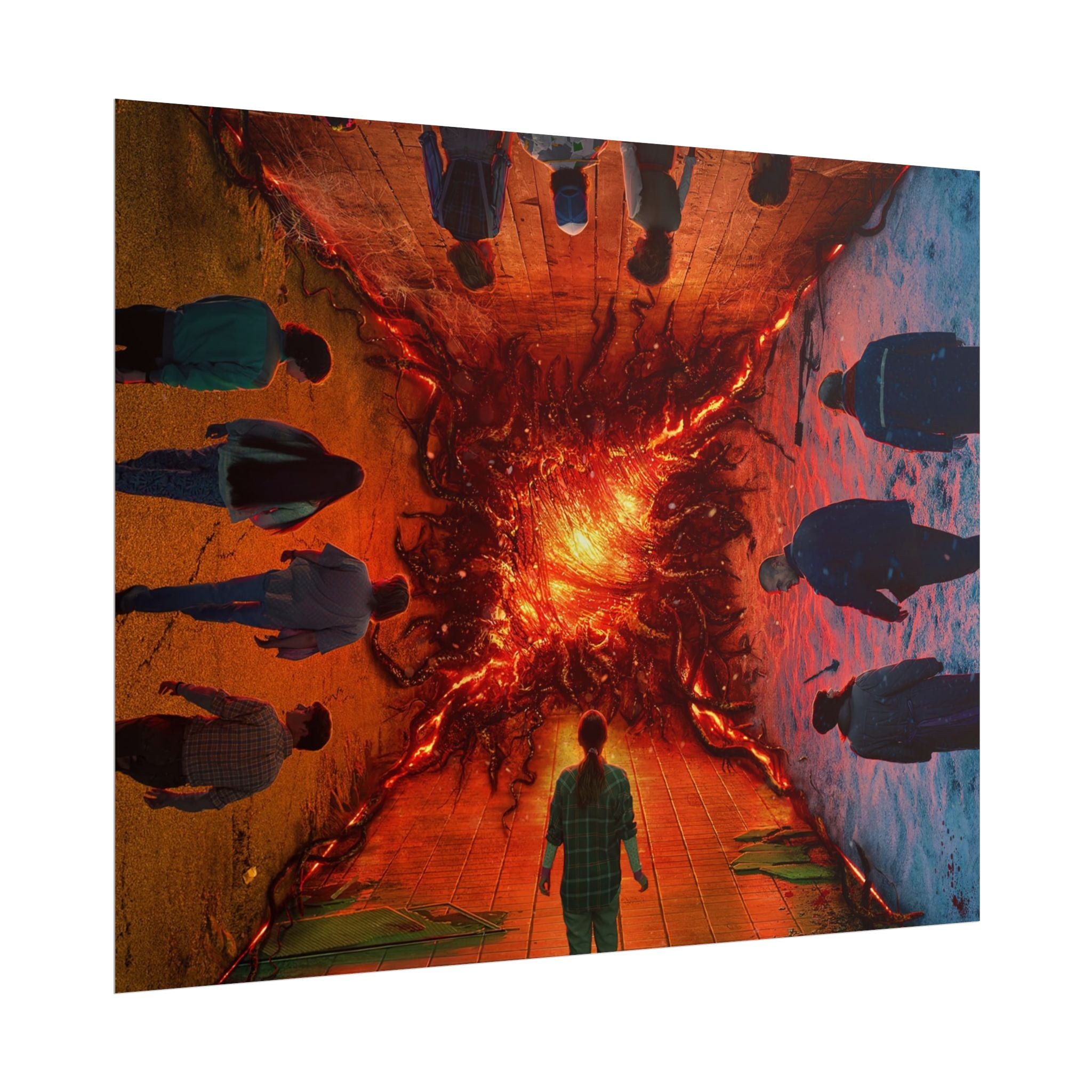Stranger Things Upside-Down Portal Art Print