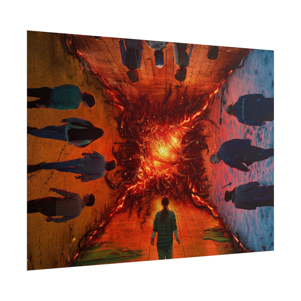 Stranger Things Upside-Down Portal Art Print