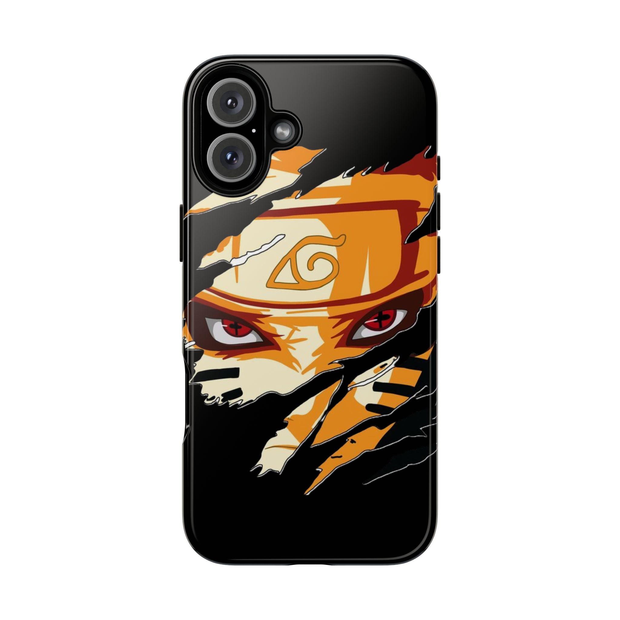 Anime Ninja Phone Case — Intense Shredded Mask Design (Tough Cases)