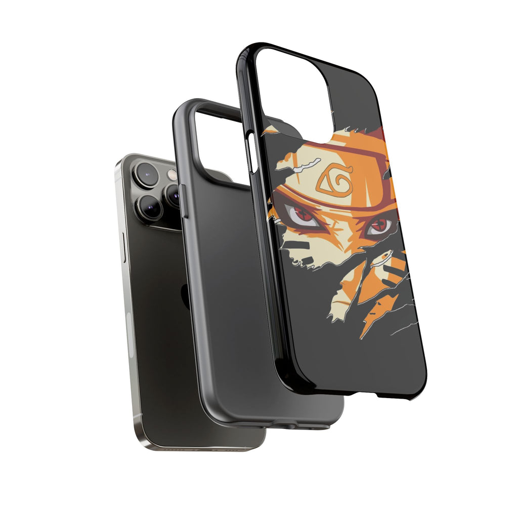 Anime Ninja Phone Case — Intense Shredded Mask Design (Tough Cases)