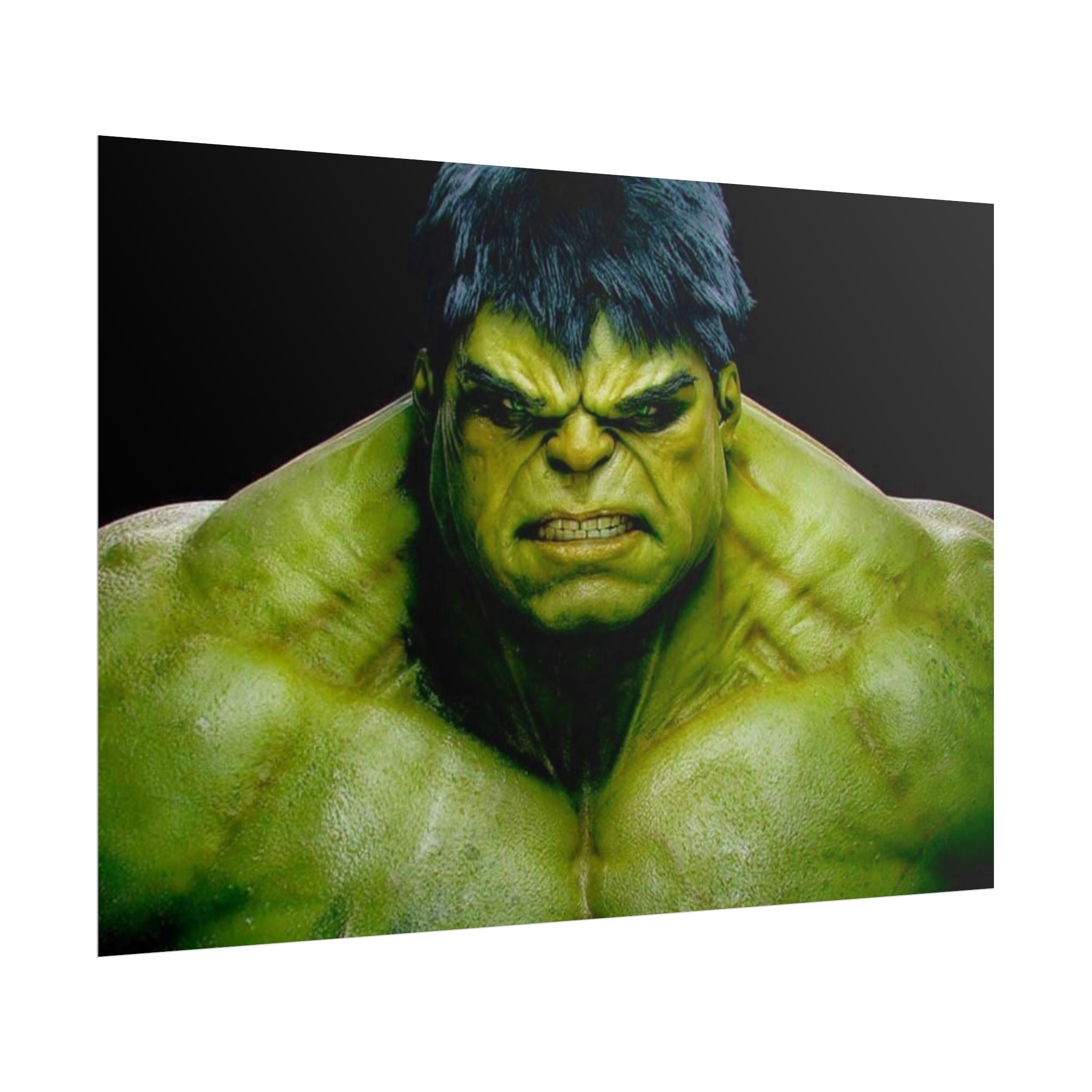 Hulk Lightning Poster — Marvel Vibrant Superhero Wall Art (Rolled Poster)