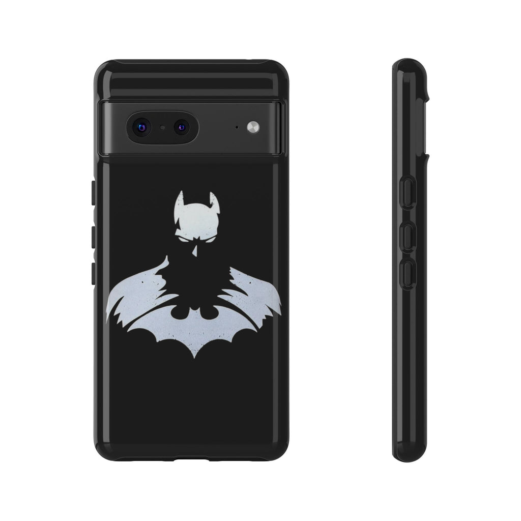 Batman Silhouette Tough Phone Case — Dark Knight Black Protective Cover