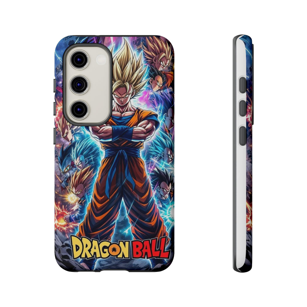 Dragon Ball Super Saiyan Phone Case — Goku Anime Tough Case