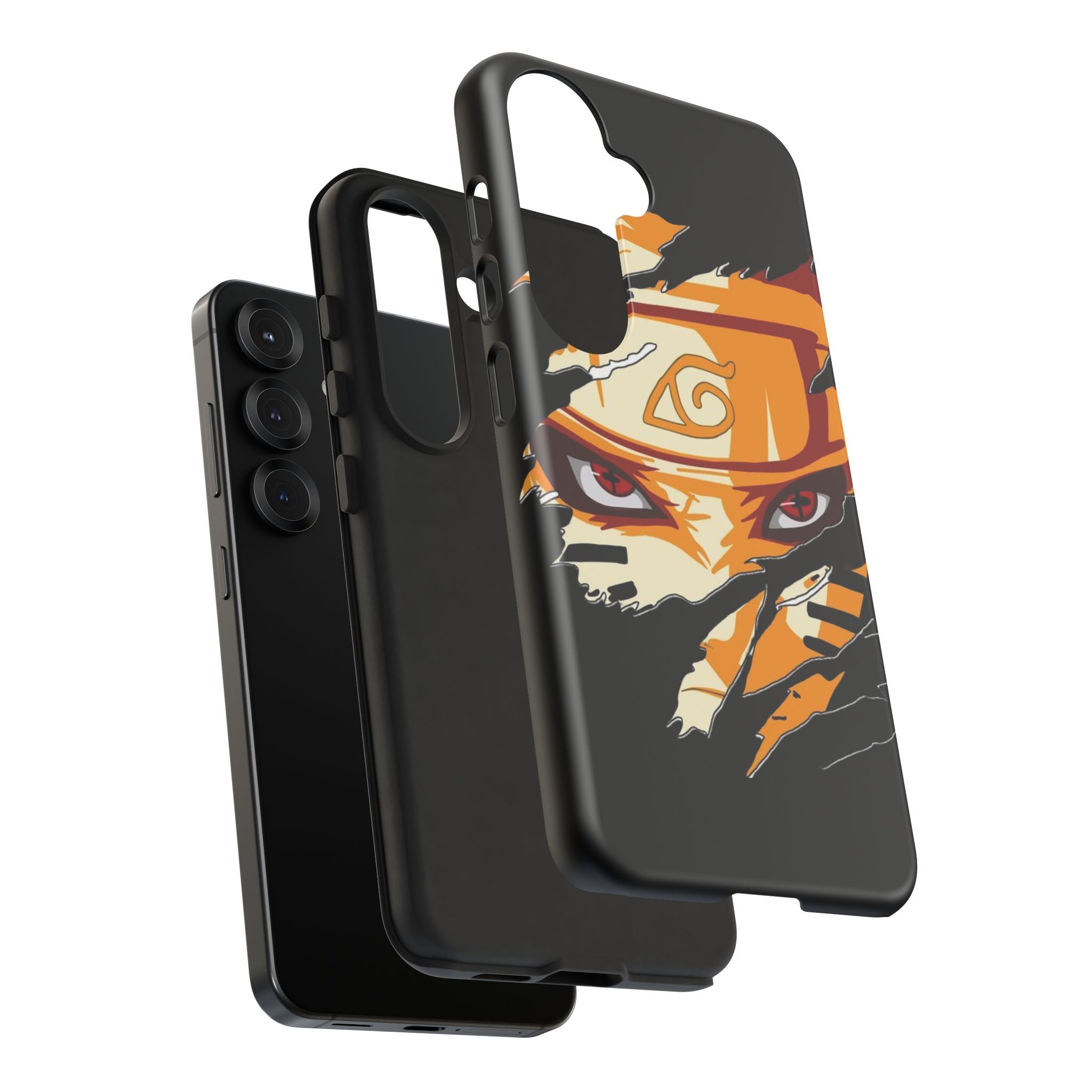 Anime Ninja Phone Case — Intense Shredded Mask Design (Tough Cases)