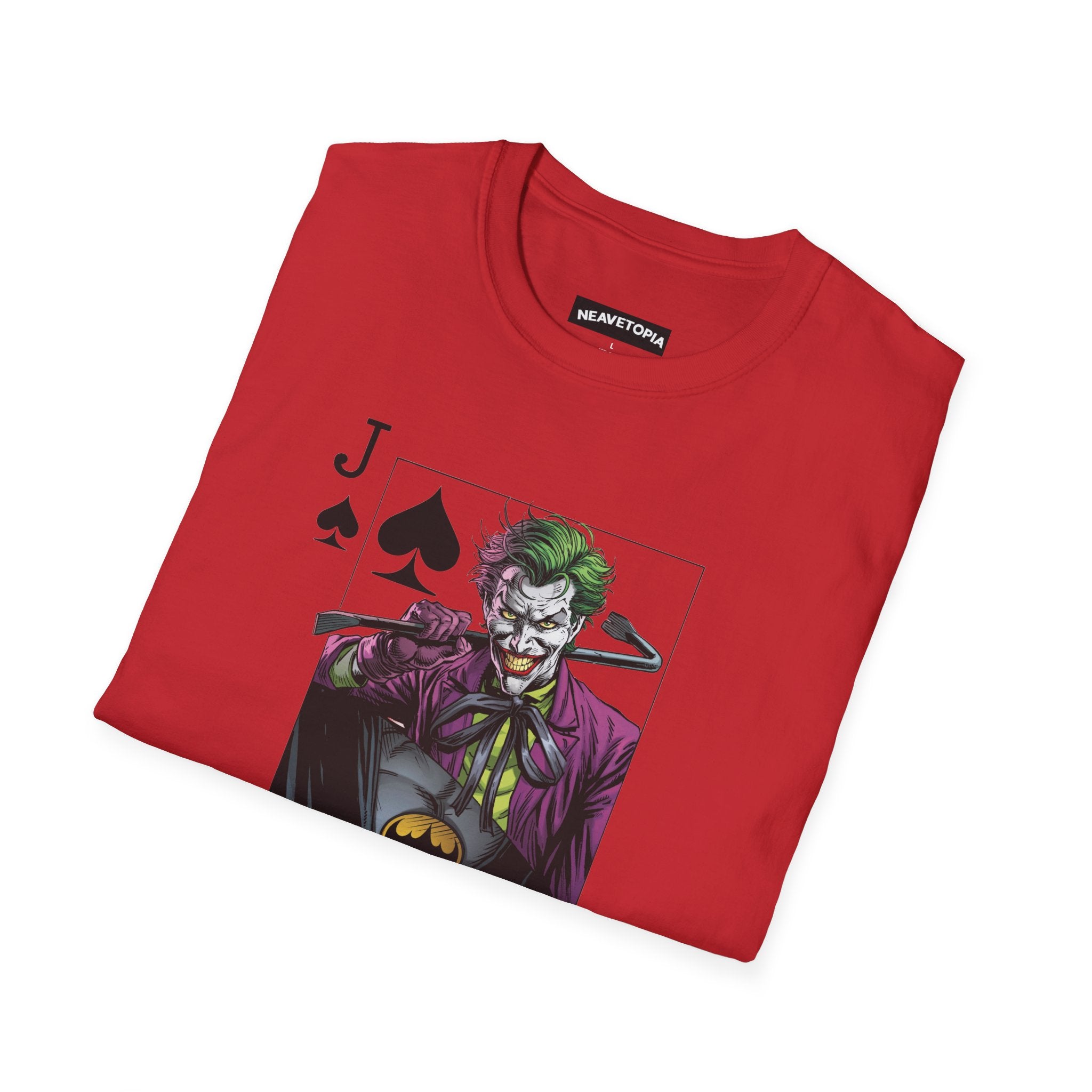 Joker Playing Card T-Shirt — Batman Villain Deck Graphic Tee