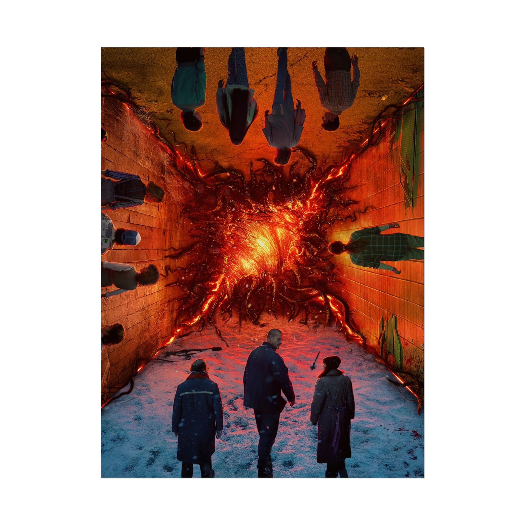 Stranger Things Upside-Down Portal Art Print