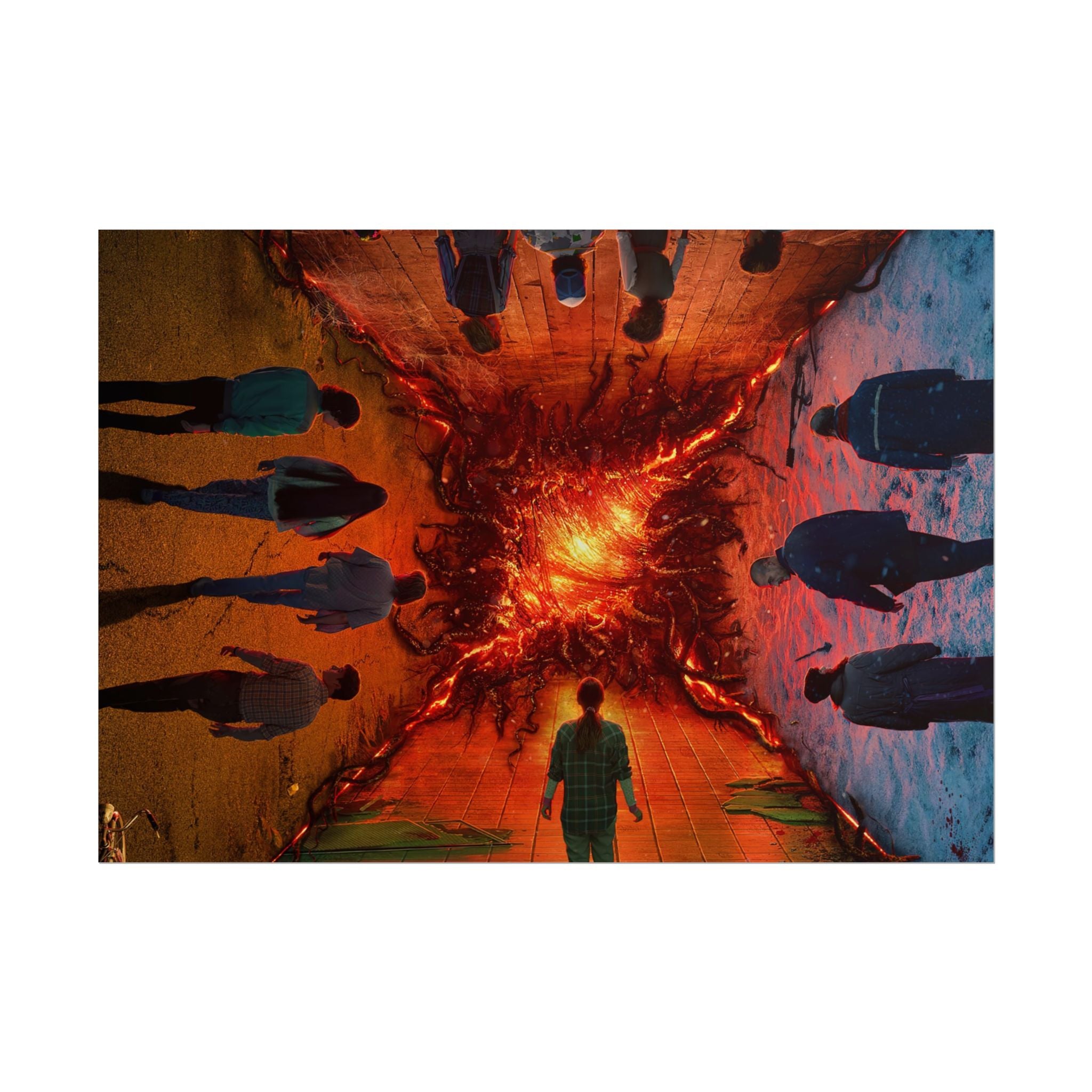 Stranger Things Upside-Down Portal Art Print