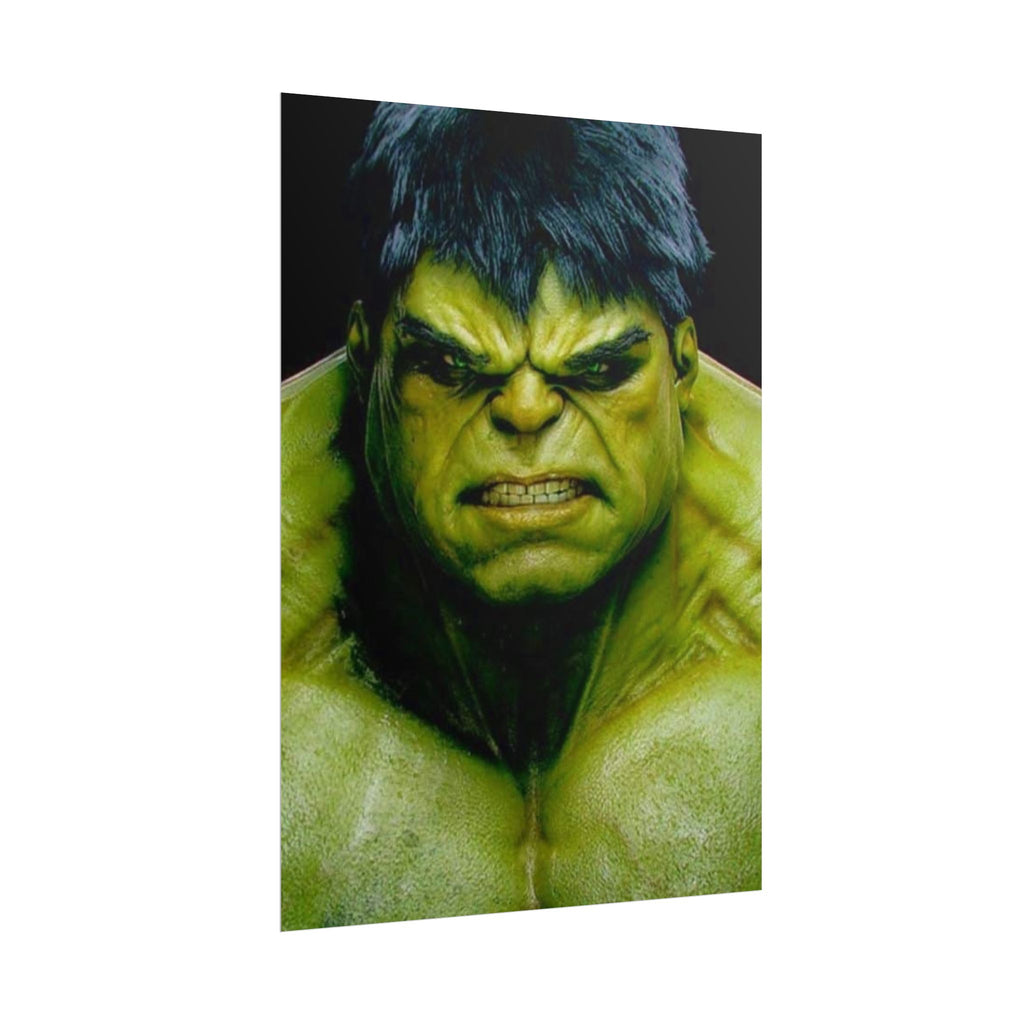 Hulk Lightning Poster — Marvel Vibrant Superhero Wall Art (Rolled Poster)
