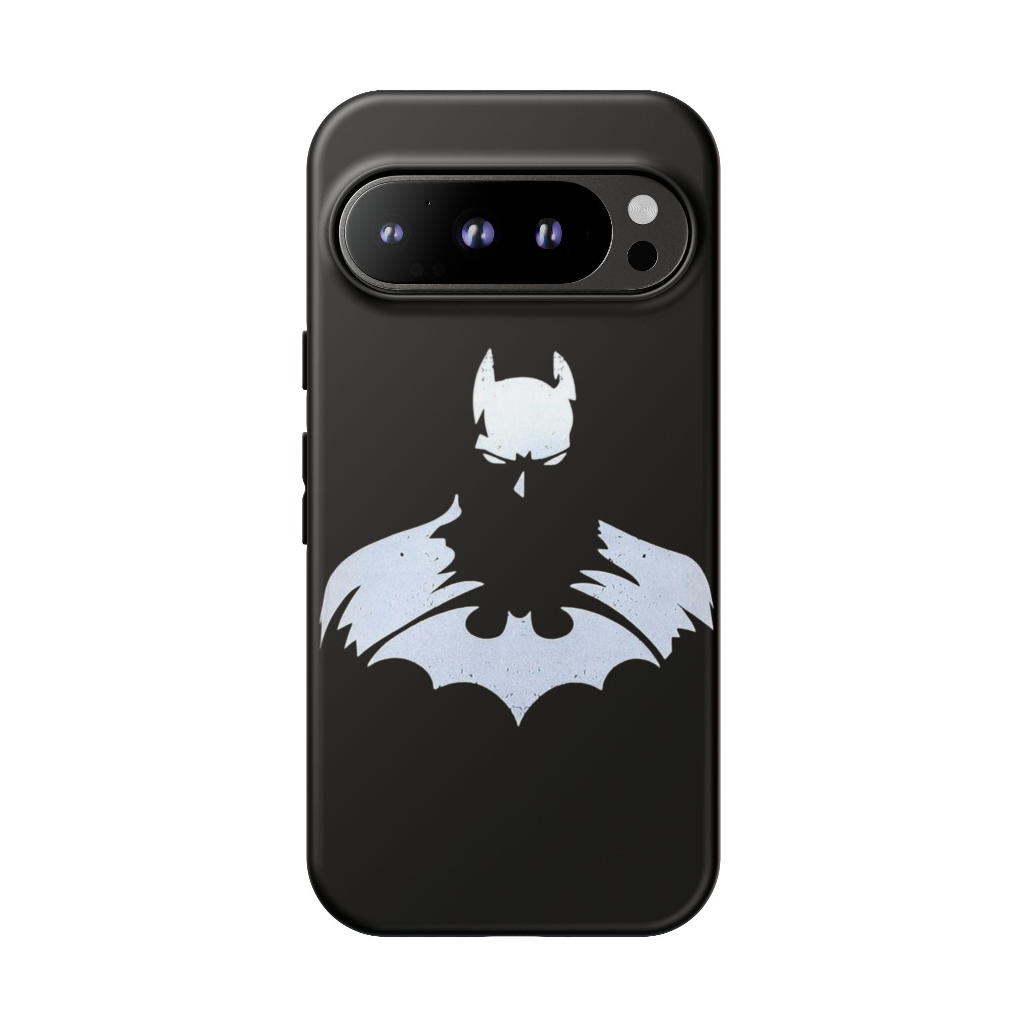 Batman Silhouette Tough Phone Case — Dark Knight Black Protective Cover