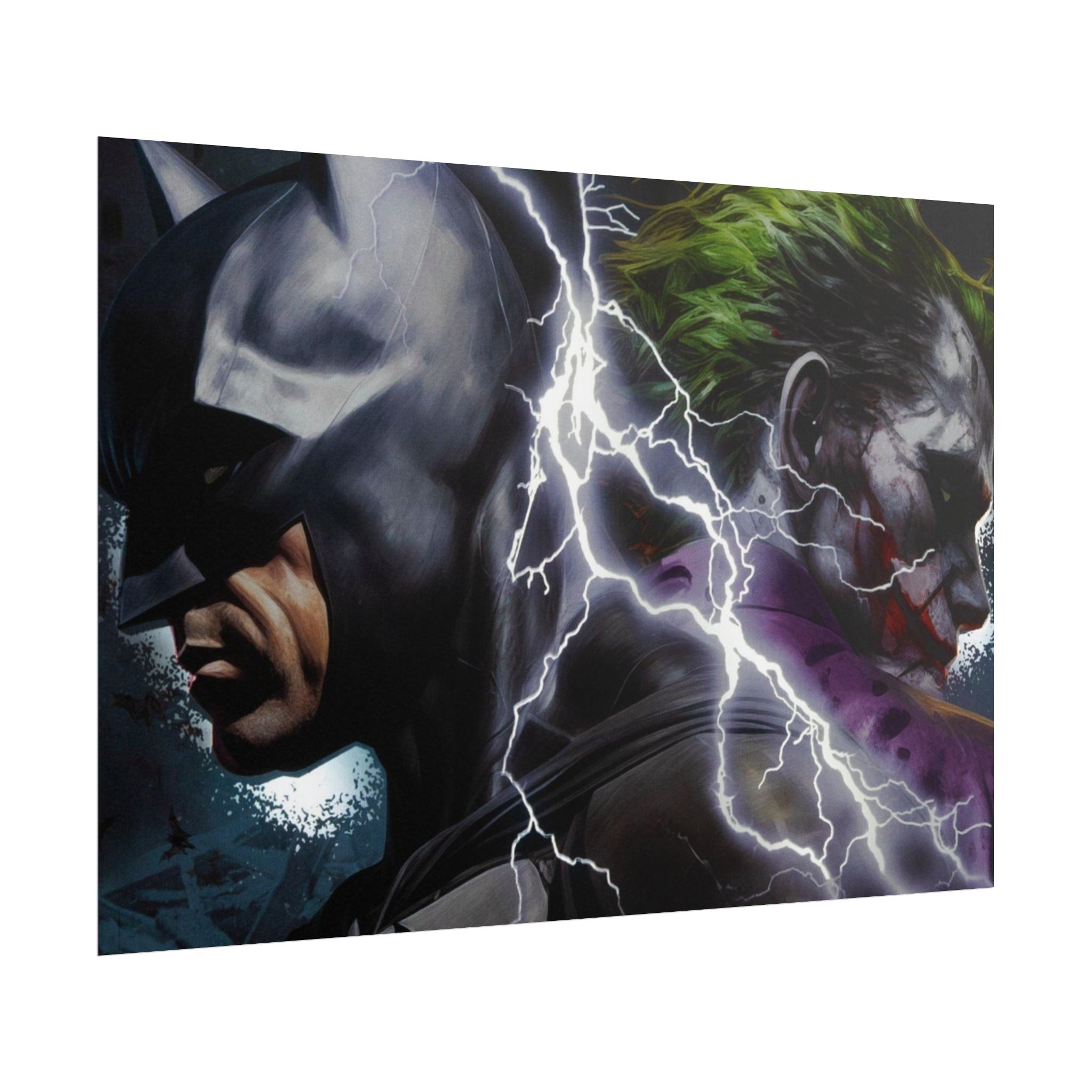 Batman vs Joker Lightning Poster