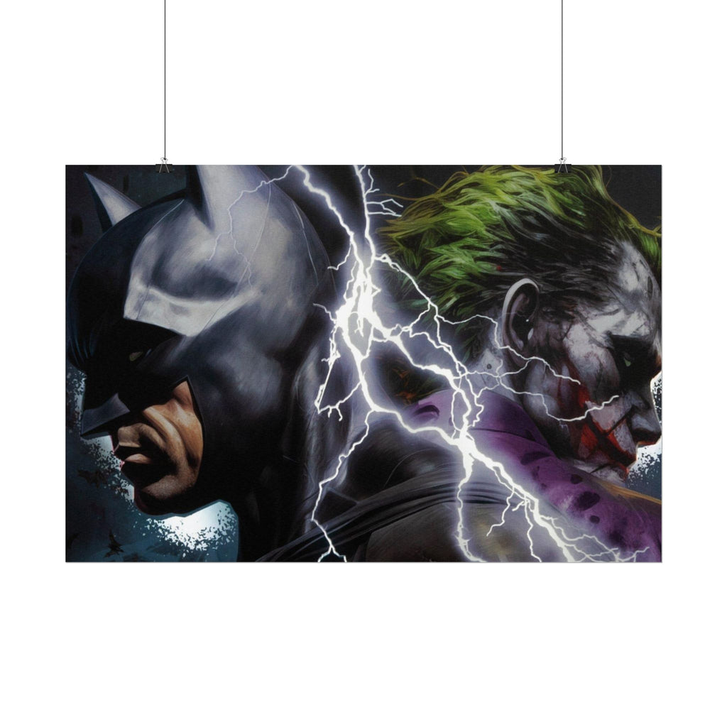 Batman vs Joker Lightning Poster