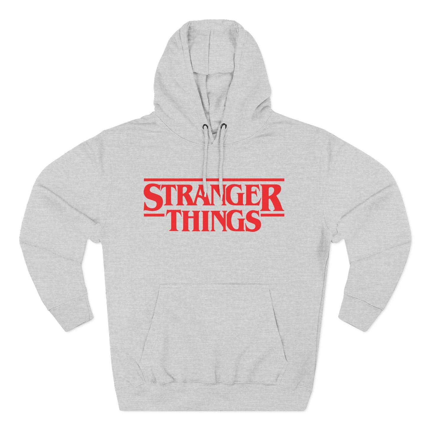 Stranger Things Fleece-Kapuzenpullover – Retro Outline Logo Pullover