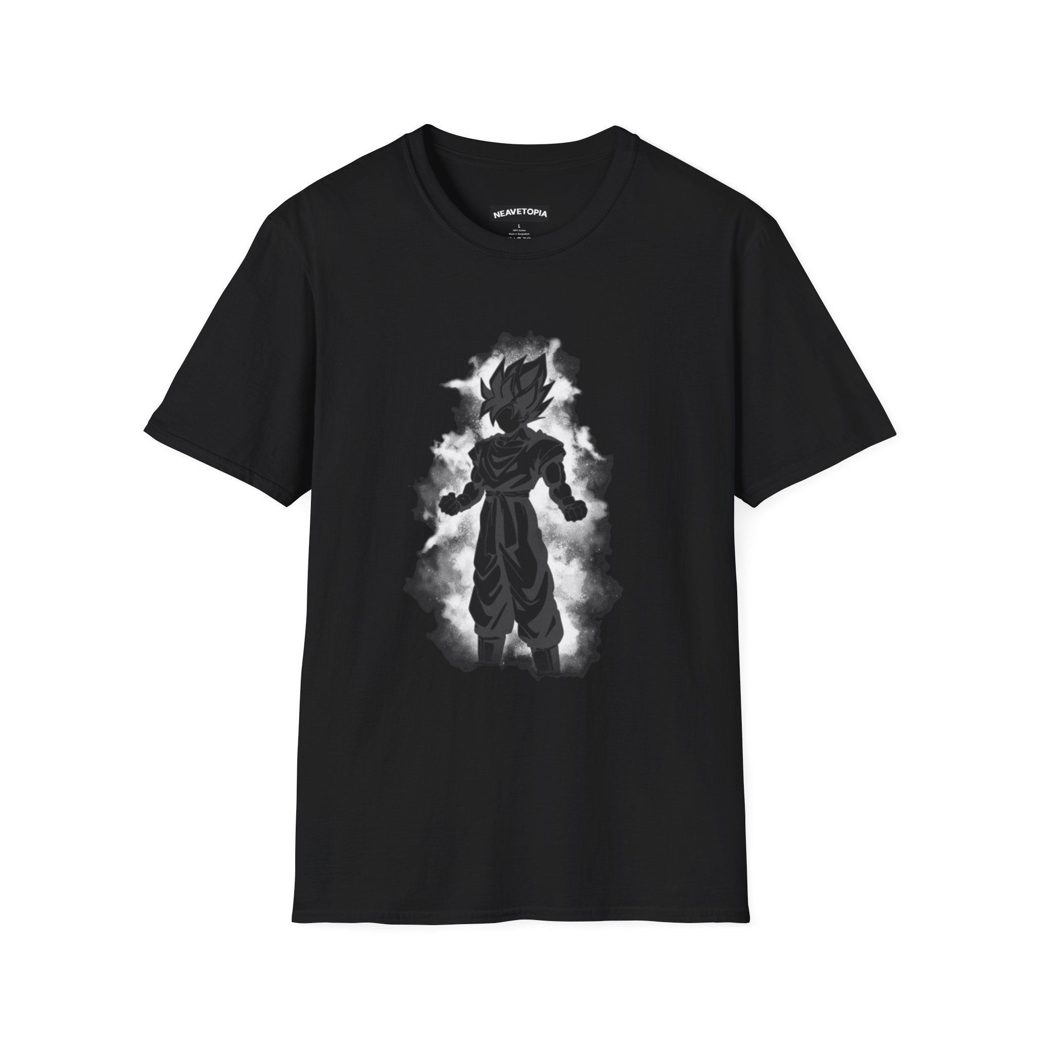 Silhouette Saiyan Power T-Shirt | Anime Aura Dragon Ball Goku