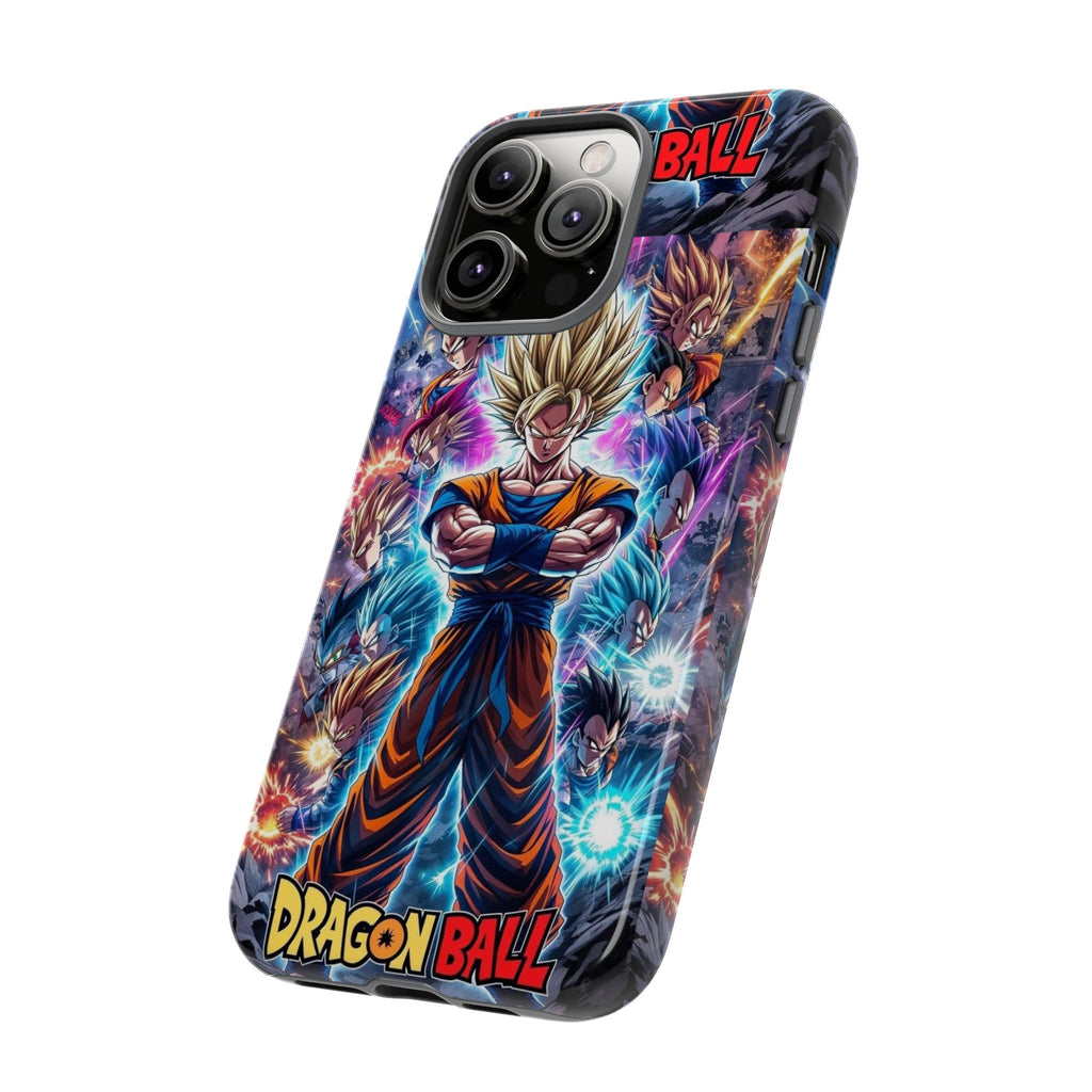 Dragon Ball Super Saiyan Phone Case — Goku Anime Tough Case