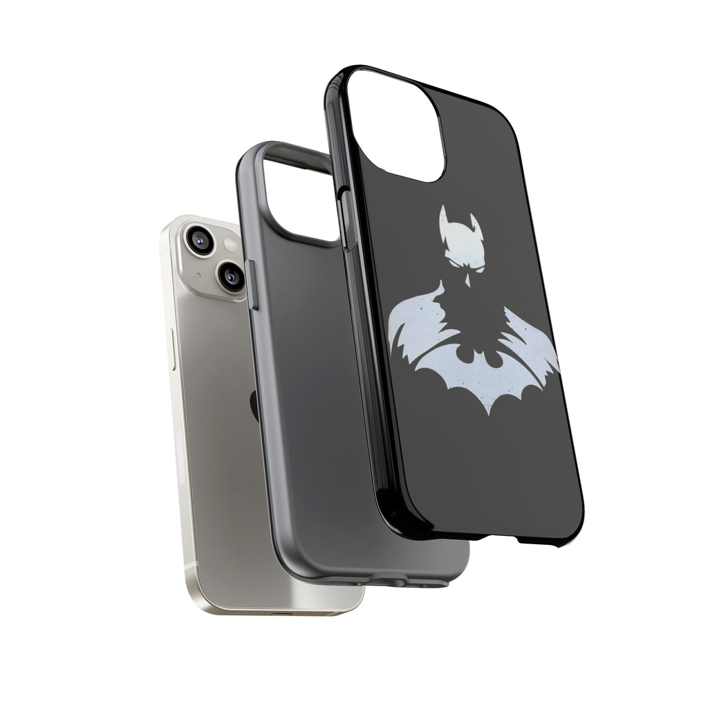 Batman Silhouette Tough Phone Case — Dark Knight Black Protective Cover
