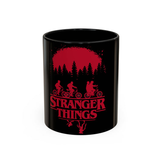 Stranger Things Red Logo Accent Coffee Mug