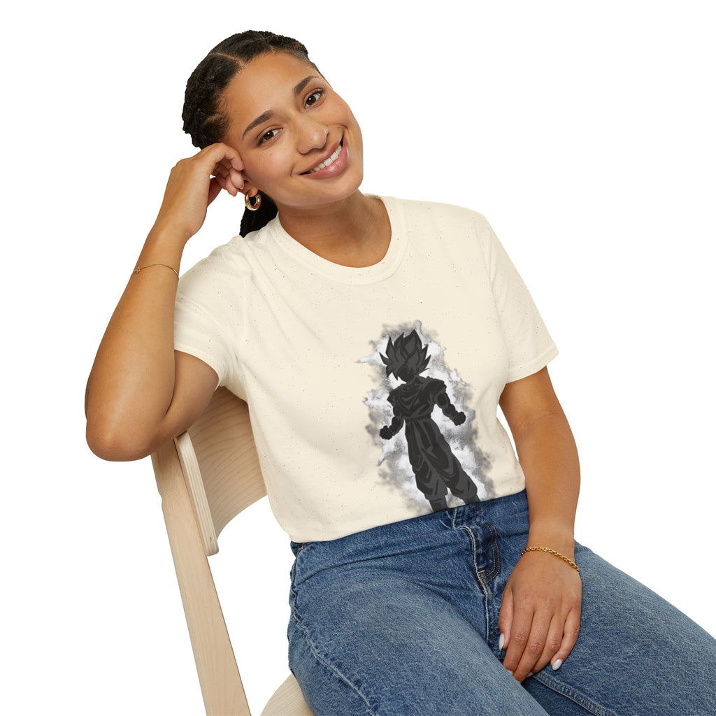 Silhouette Saiyan Power T-Shirt | Anime Aura Dragon Ball Goku