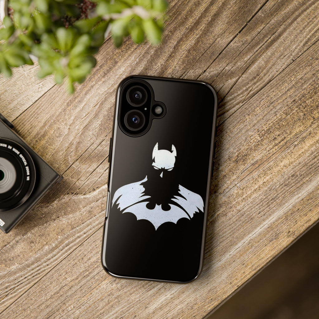 Batman Silhouette Tough Phone Case — Dark Knight Black Protective Cover