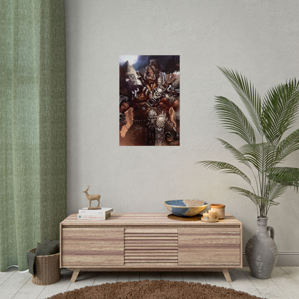 Garrosh Hellscream Fantasy Art Print - World of Warcraft