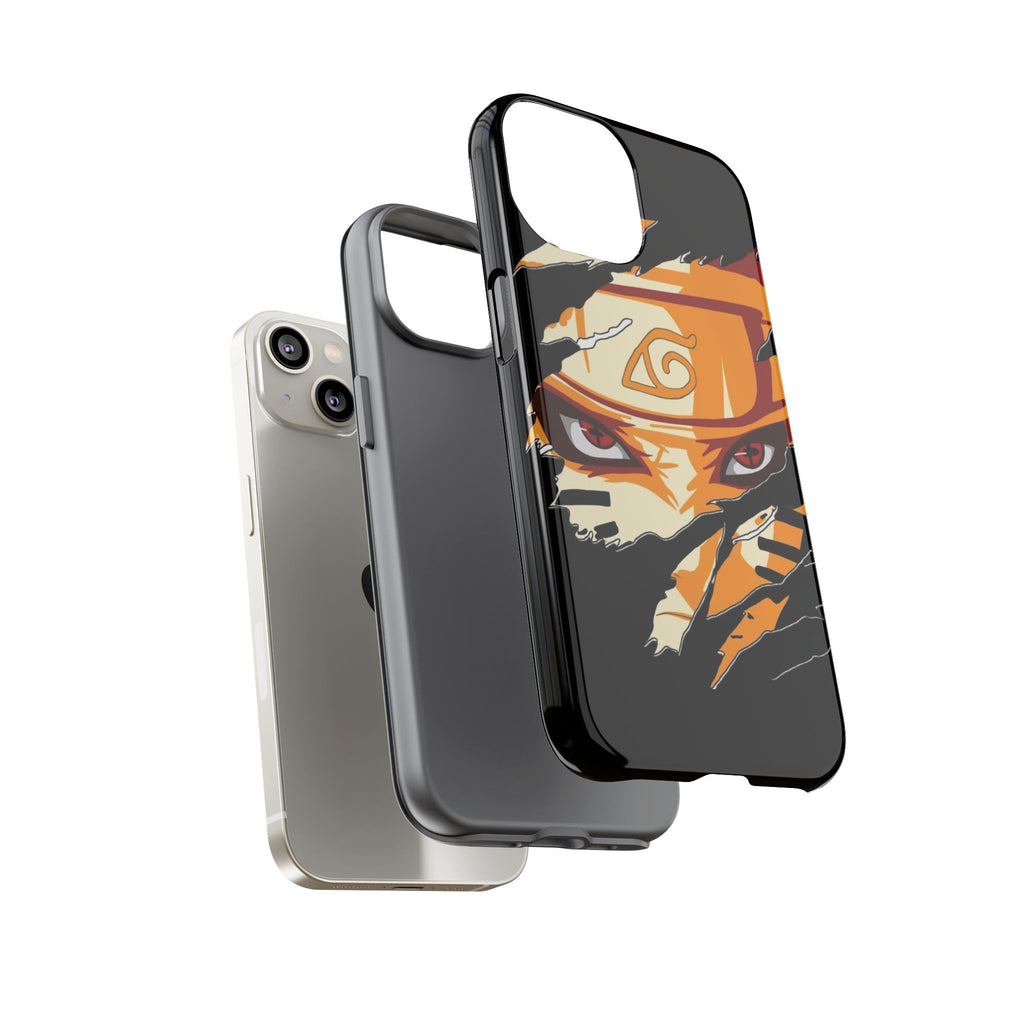 Anime Ninja Phone Case — Intense Shredded Mask Design (Tough Cases)