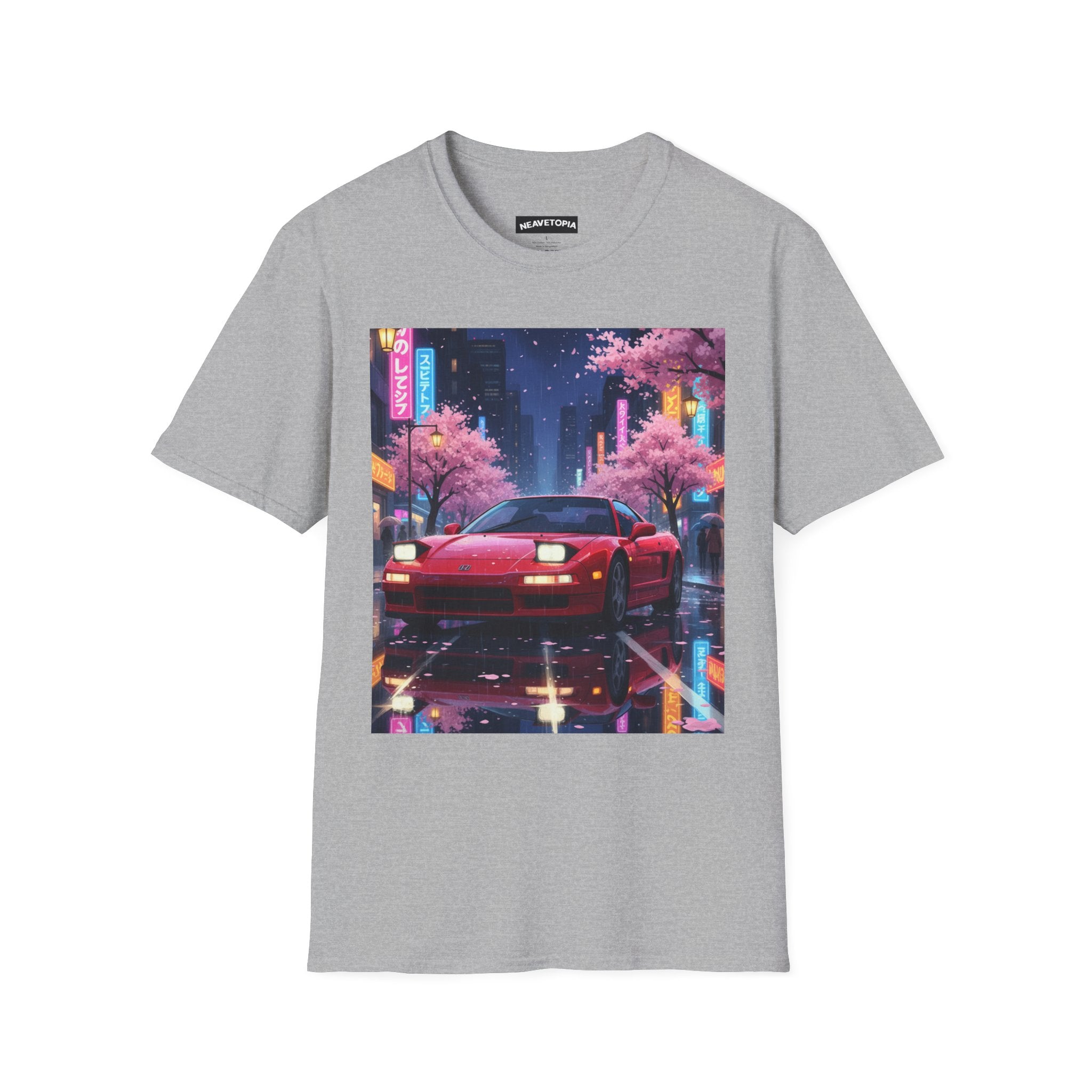 Anime Retro Sports Car T-Shirt Honda NSX | Perfect for Car Enthusiasts, Gift for Birthdays, Casual Everyday Wear, Vintage Vibe
