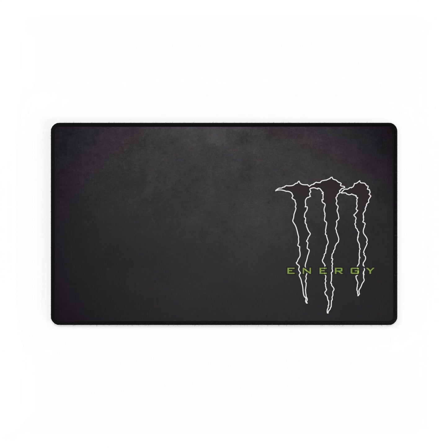 Monster Energy Black Gaming Desk Mat — Large Mousepad with Logo