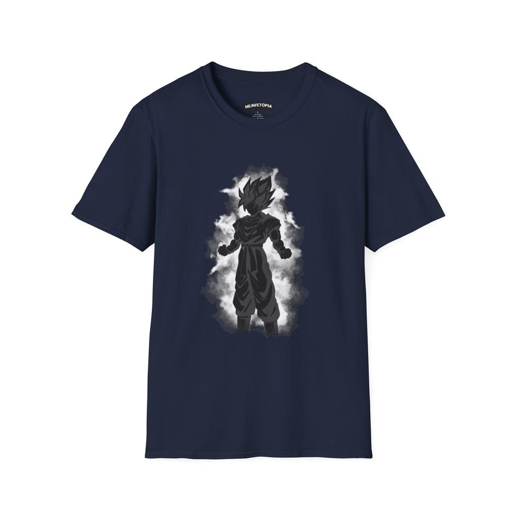 Silhouette Saiyan Power T-Shirt | Anime Aura Dragon Ball Goku