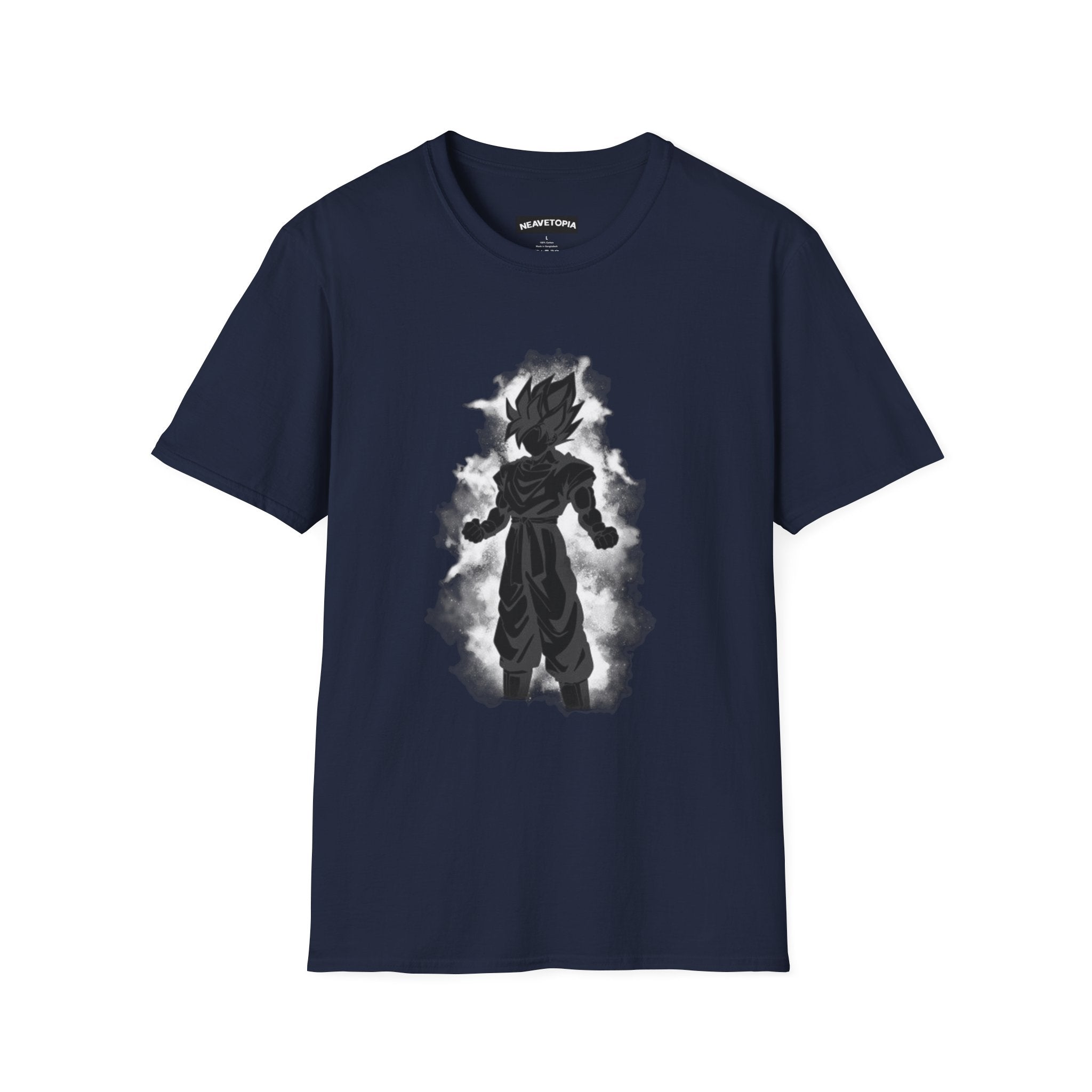 Silhouette Saiyan Power T-Shirt | Anime Aura Dragon Ball Goku