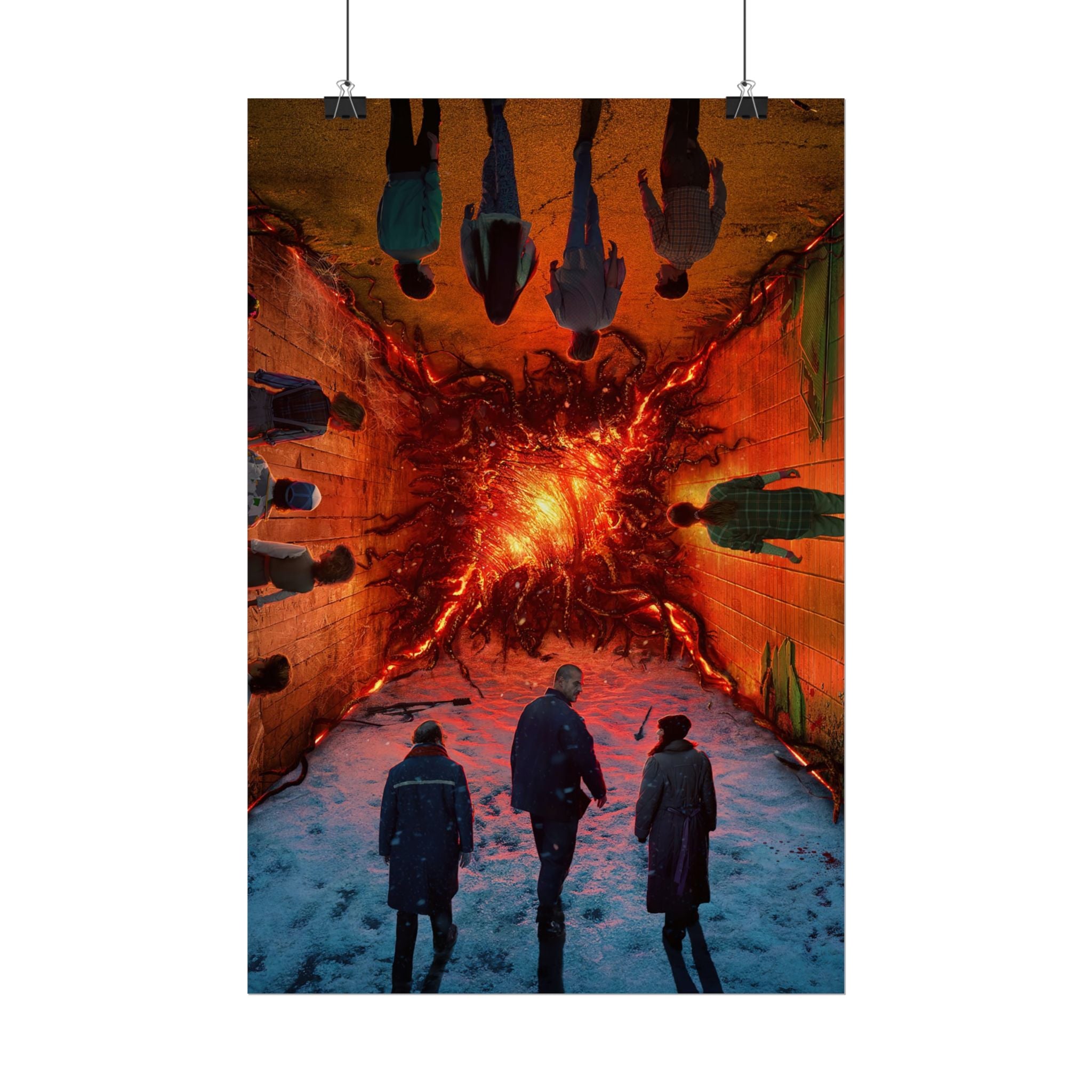 Stranger Things Upside-Down Portal Art Print