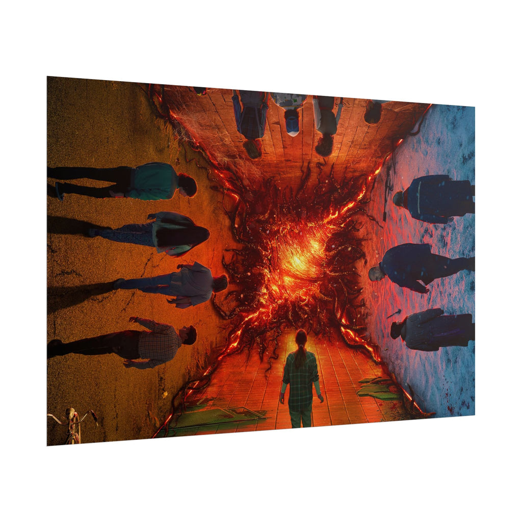 Stranger Things Upside-Down Portal Art Print