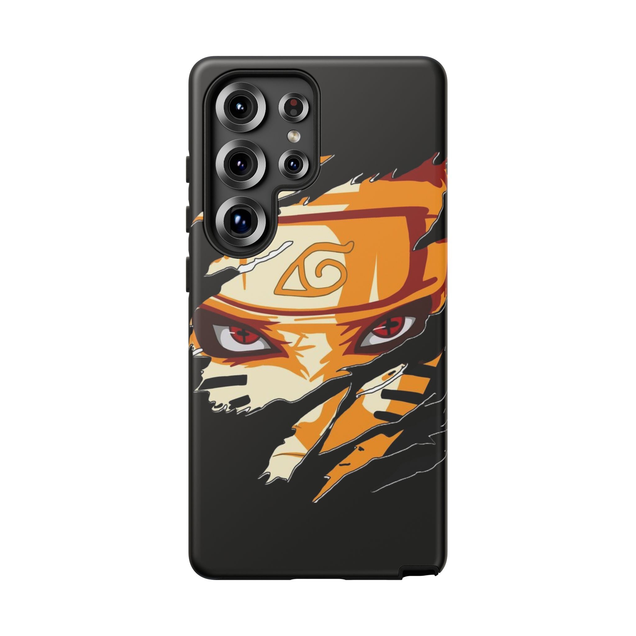 Anime Ninja Phone Case — Intense Shredded Mask Design (Tough Cases)