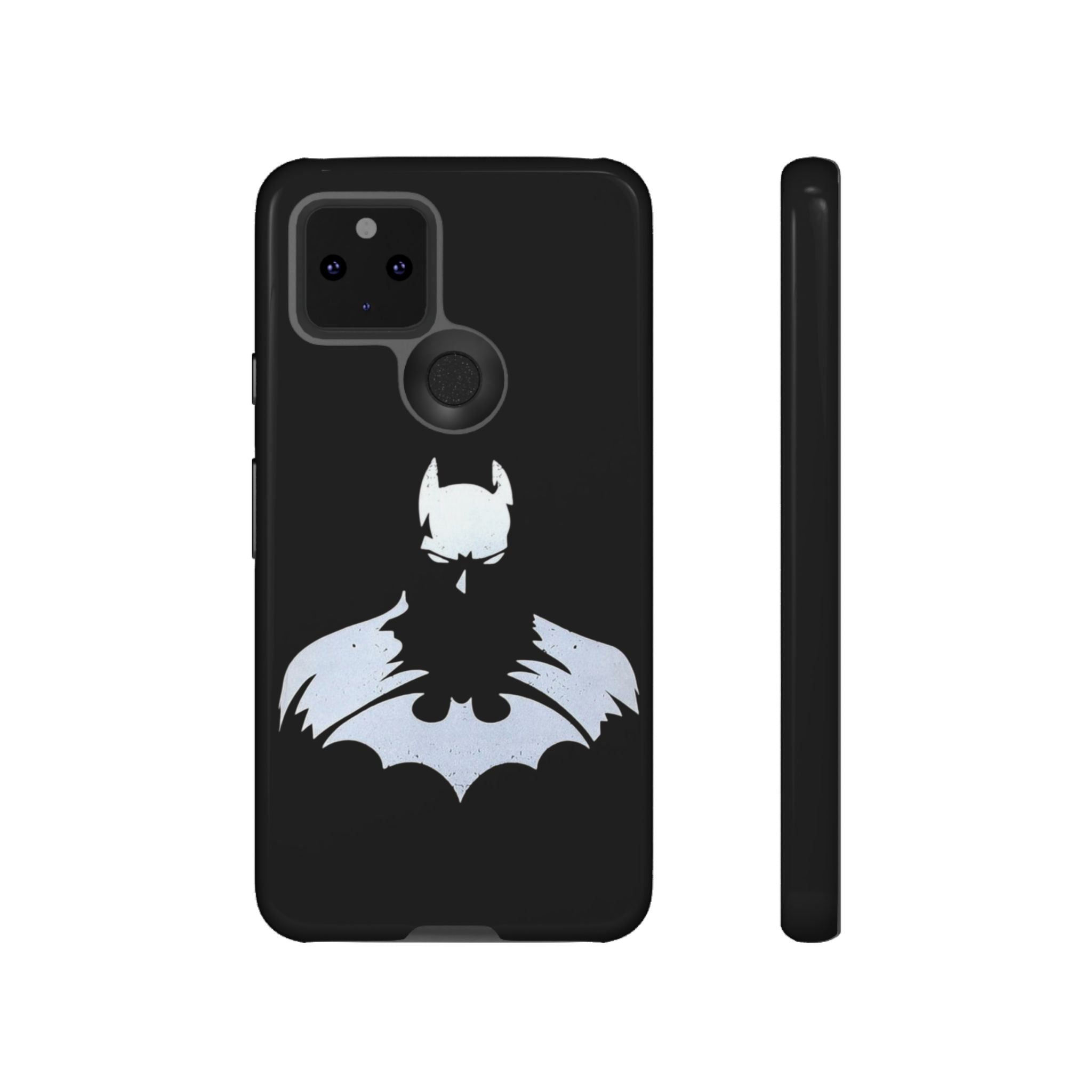 Batman Silhouette Tough Phone Case — Dark Knight Black Protective Cover