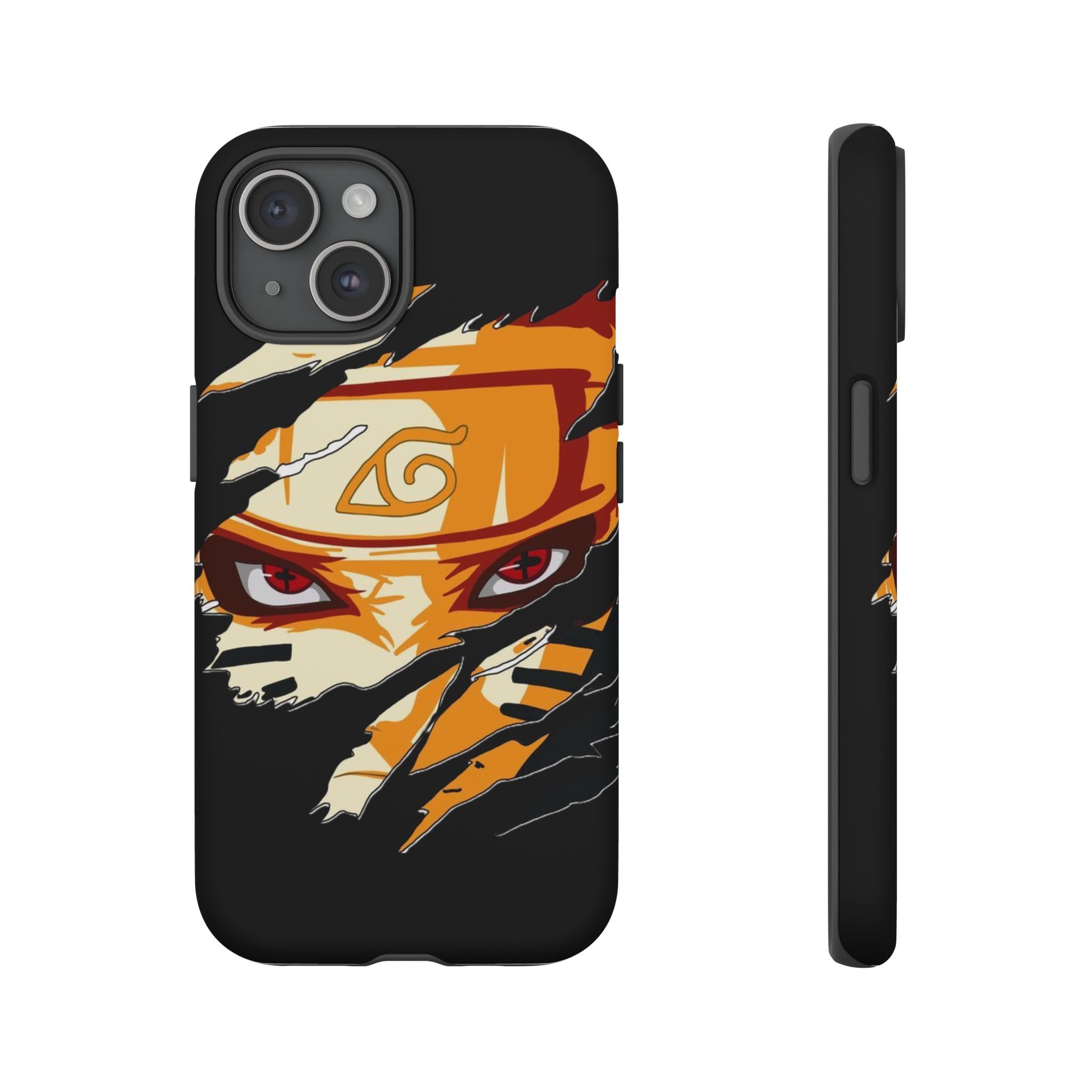 Anime Ninja Phone Case — Intense Shredded Mask Design (Tough Cases)