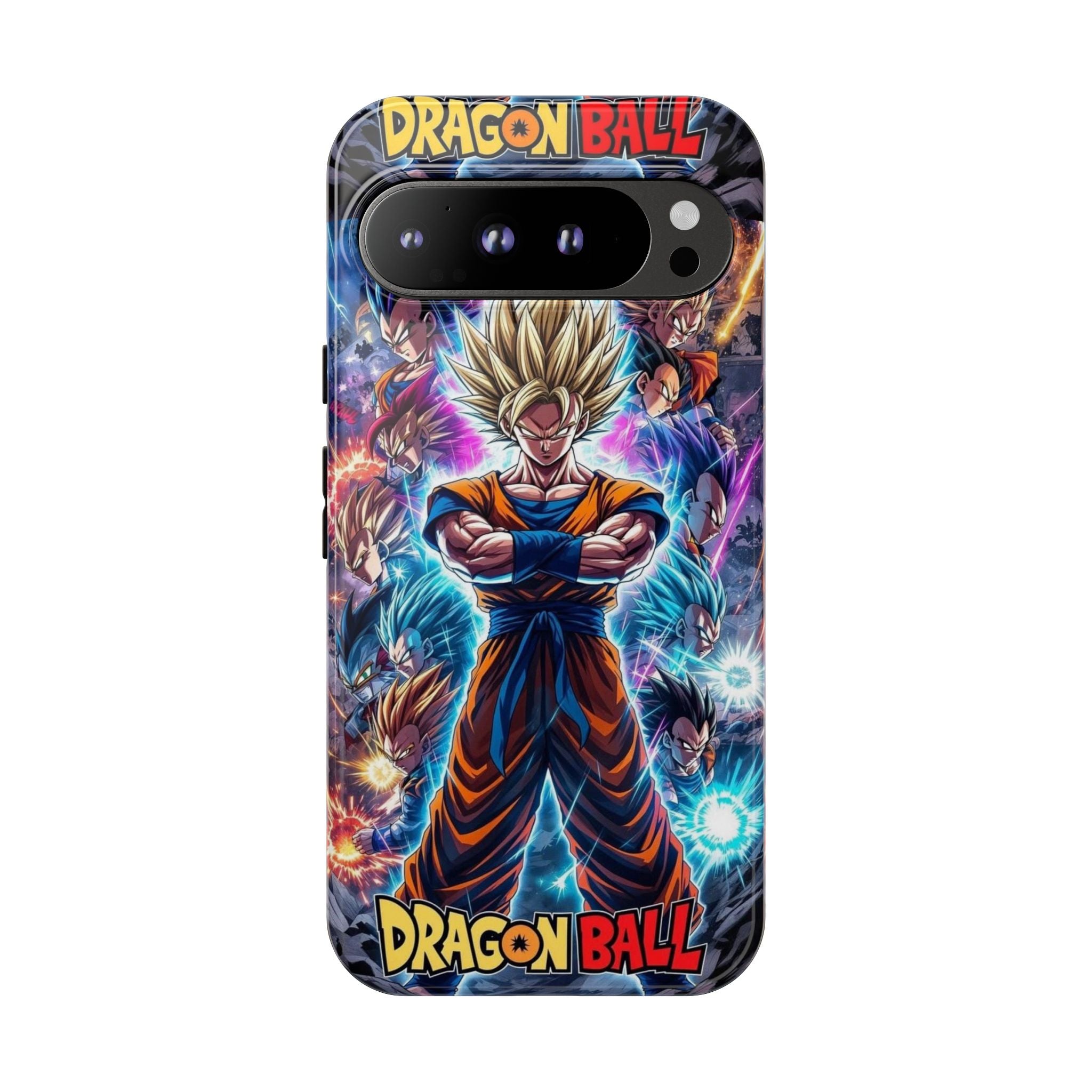 Dragon Ball Super Saiyan Phone Case — Goku Anime Tough Case